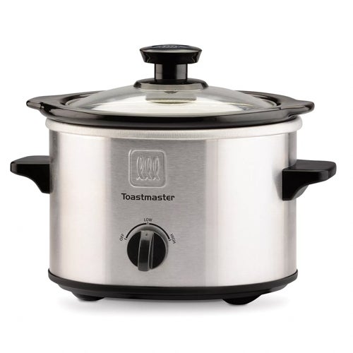 1.5qt Slow Cooker, Brushed Stainless Steel