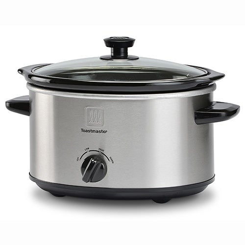 4qt Brushed Stainless Steel Slow Cooker Power Sales