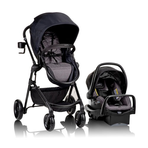 Pivot Modular Travel System w/ LiteMax Infant Car Seat, Casual Gray