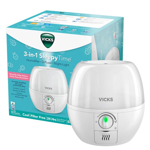 3-in-1 Sleepy Time Humidifier, Diffuser and Nightlight