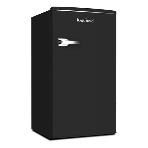 3.0 Cubic Feet Retro Compact Refrigerator, Black