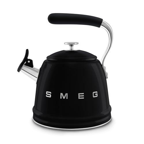 Stainless Steel Whistling Stovetop Kettle, Black