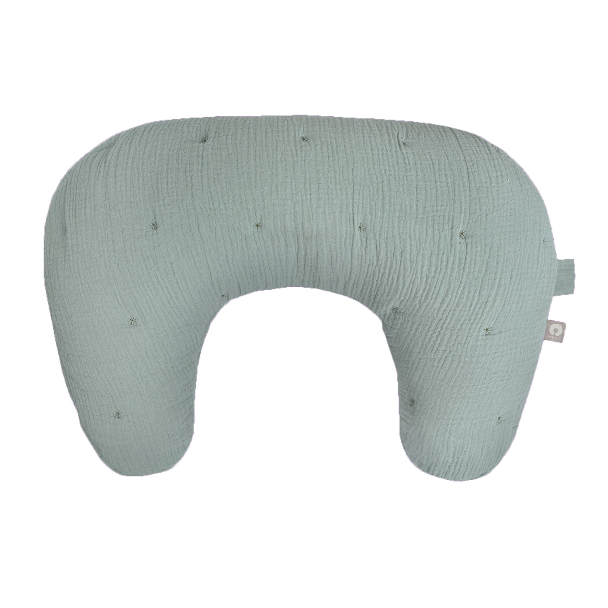 Boppy Luxe Nursing Pillow Muslin Sea Green
