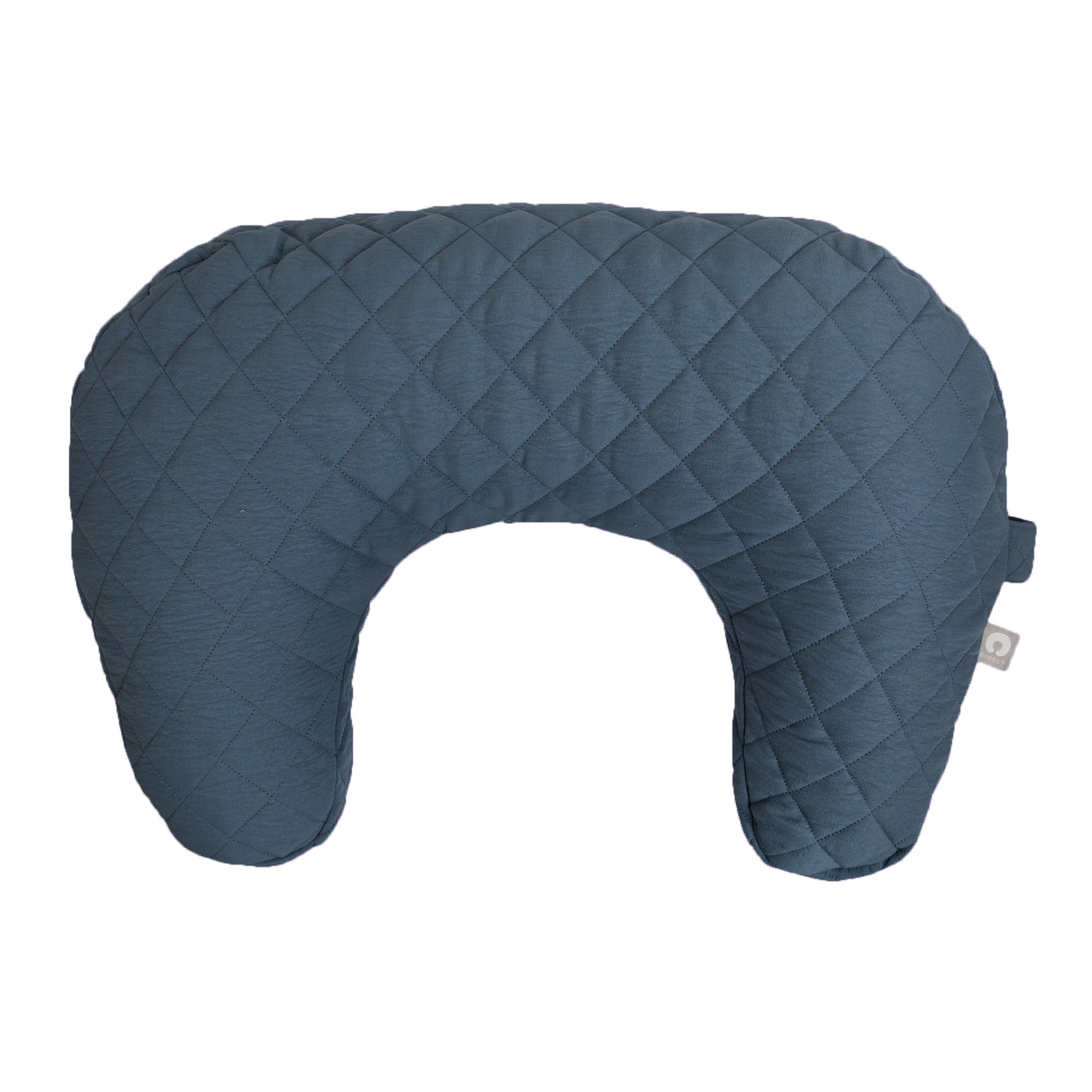 Boppy Luxe Nursing Pillow Quilted Slate Blue