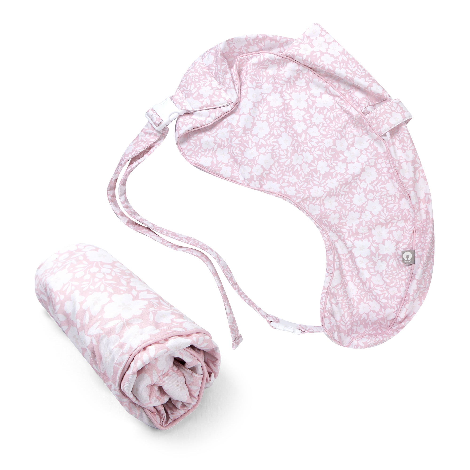 Boppy Uplift Nursing Pillow Cover Pink Frost Floral