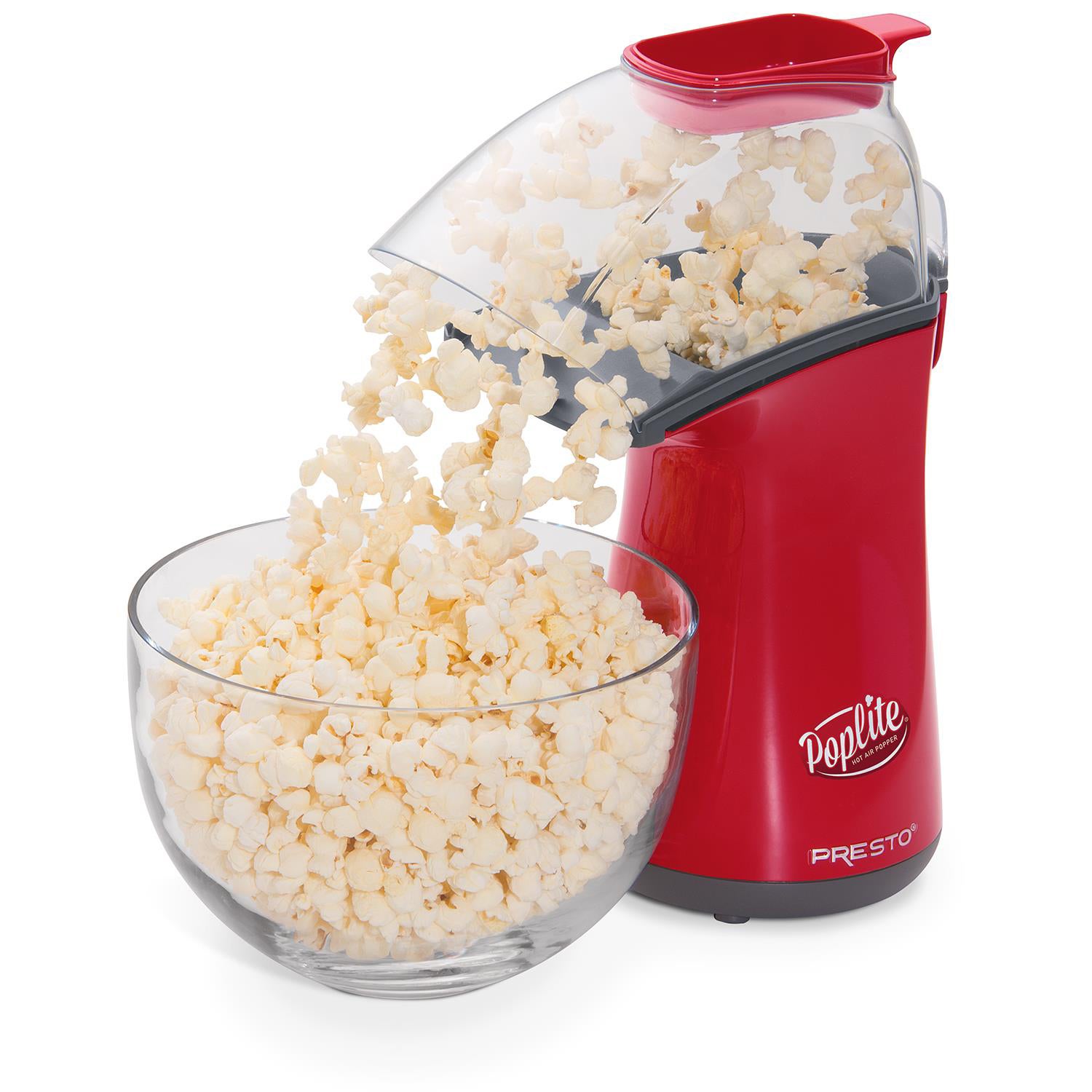 PopLite Hot Air Corn Popper Red
