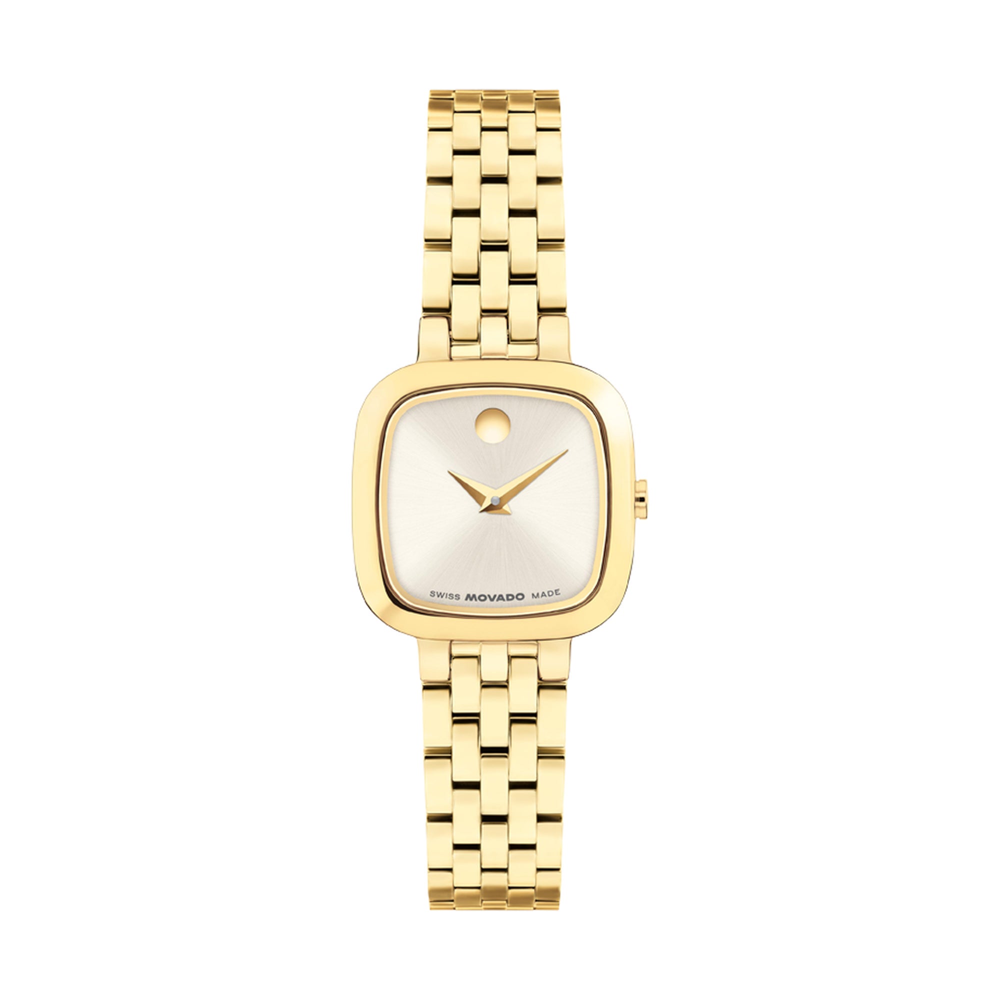 Ladies Museum Classic Gold-Tone Stainless Steel Watch Champagne Dial
