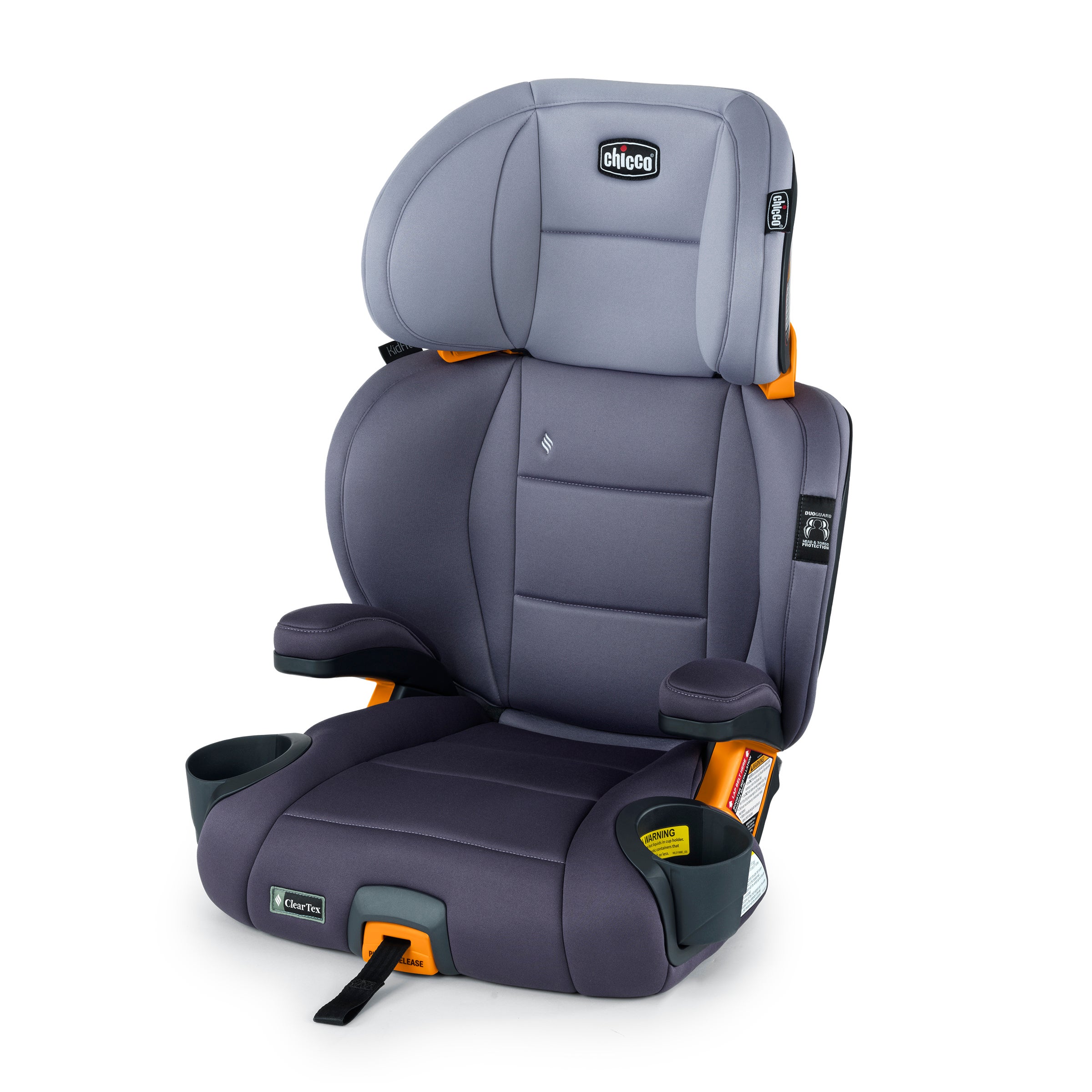 KidFit ClearTex Plus 2-in-1 Belt Positioning Booster Car Seat Lilac