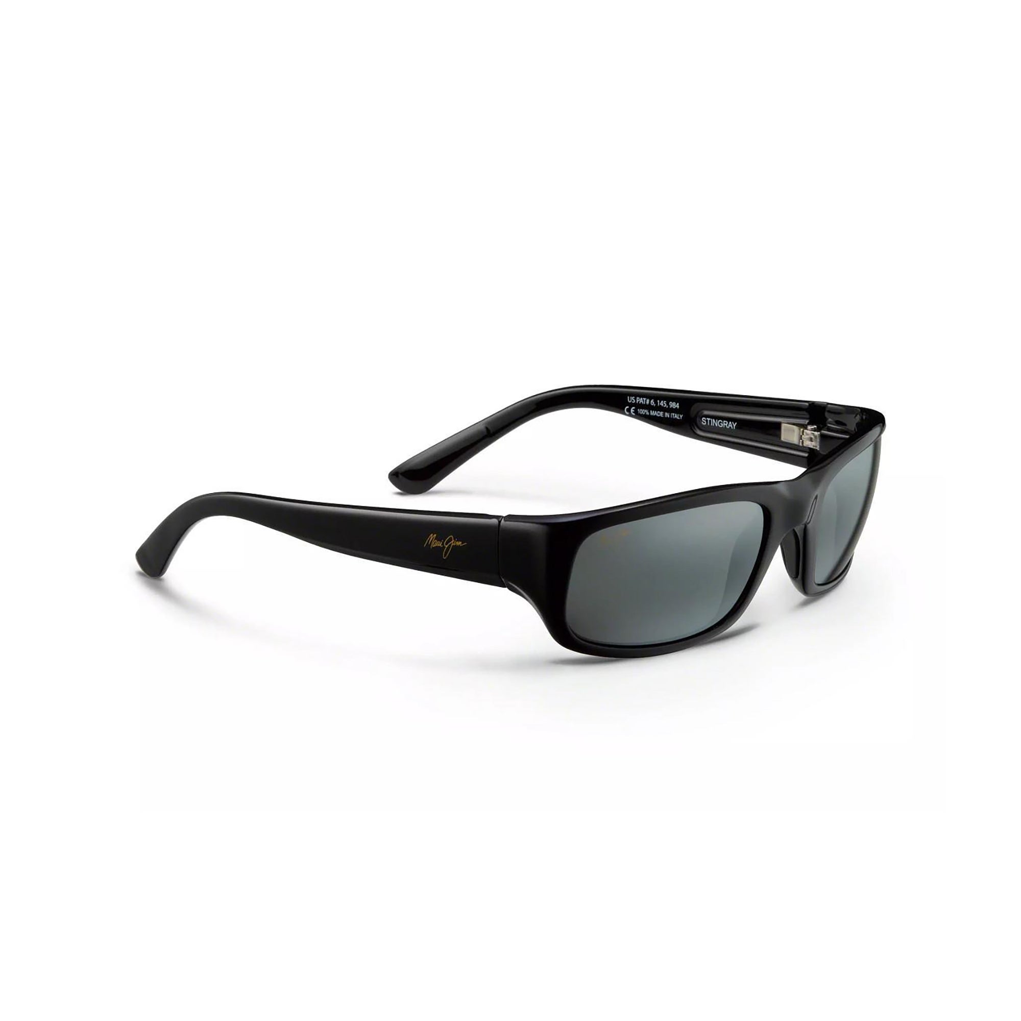 Stingray Polarized Sunglasses Gloss Black Frame Neutral Gray Lens