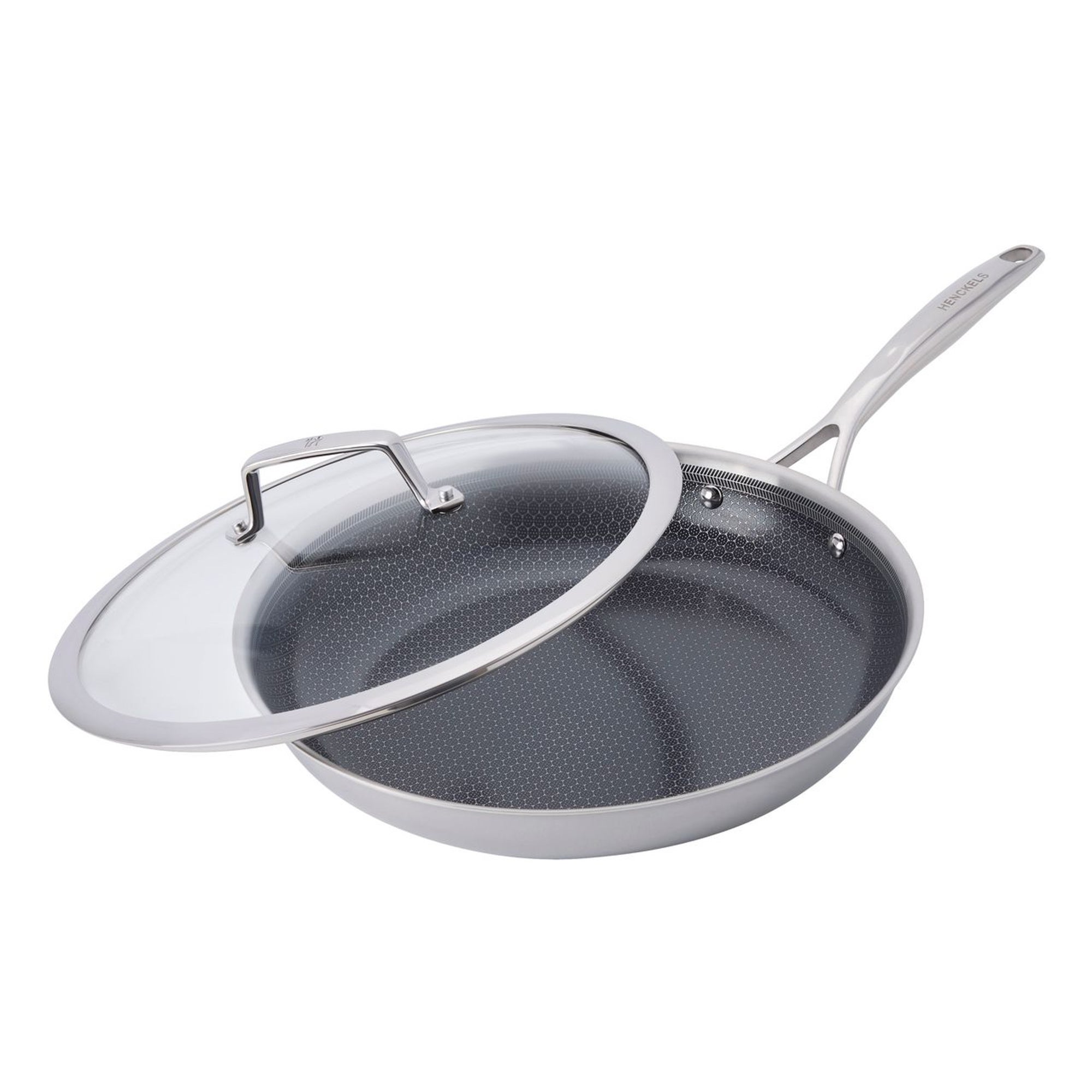 Paradigm Ceramic 12" SS Hyrbrid Dual Performance Fry Pan w/ Lid