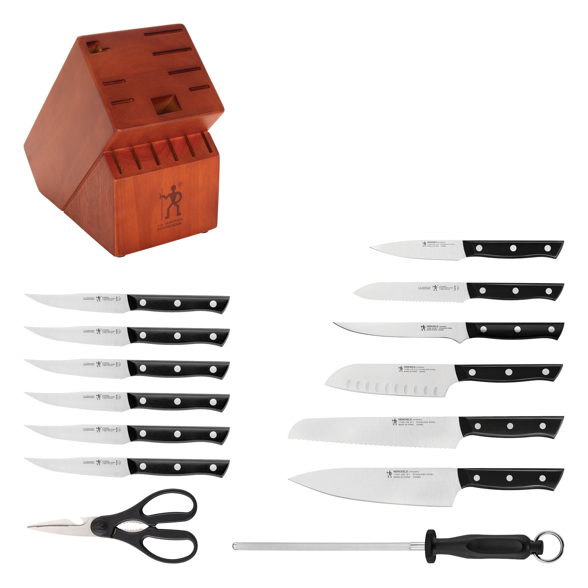 Dynamic 15pc Knife Block Set