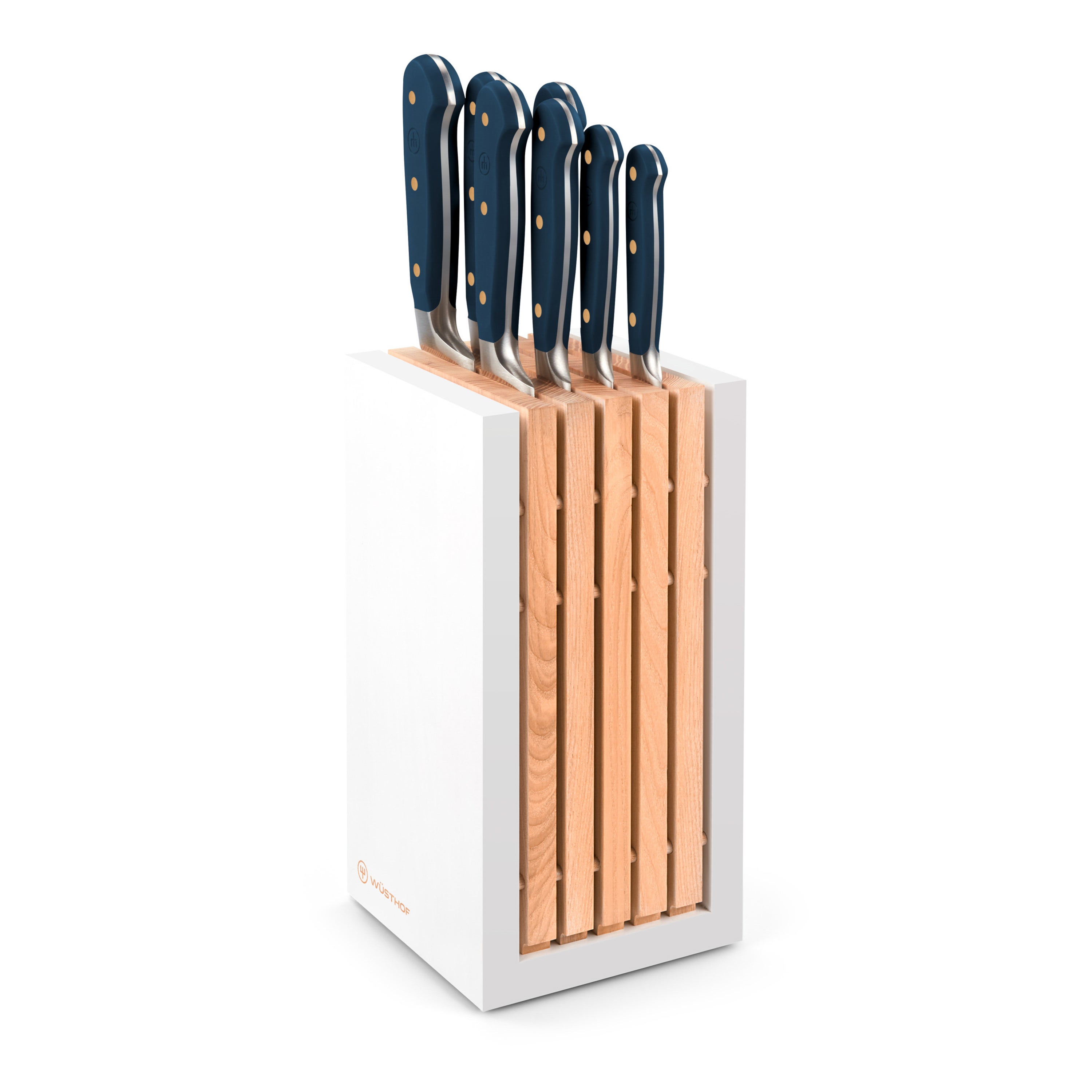 Classic 8pc Designer Knife Block Set Wild Blueberry
