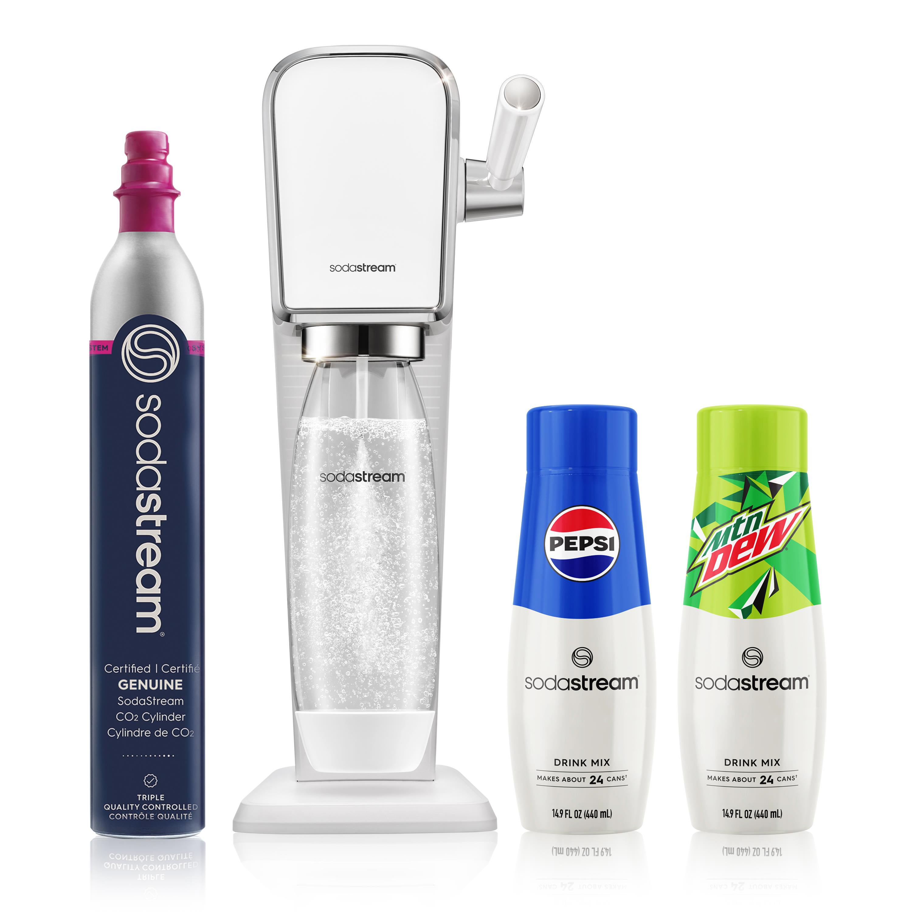 Art Sparkling Water Maker Bundle White