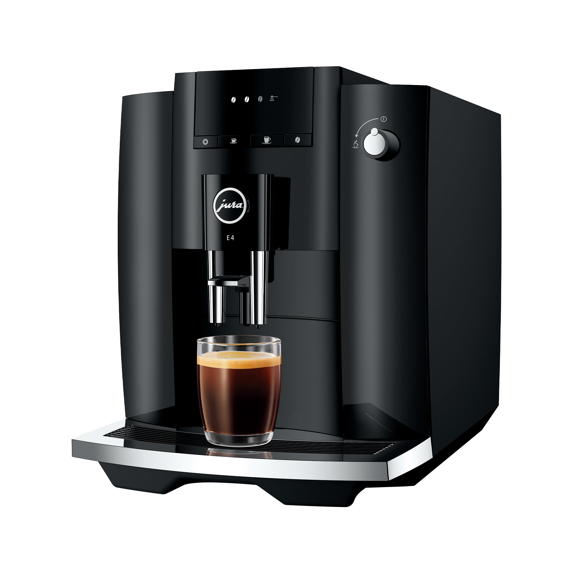 E4 Automatic Coffee Machine Piano Black