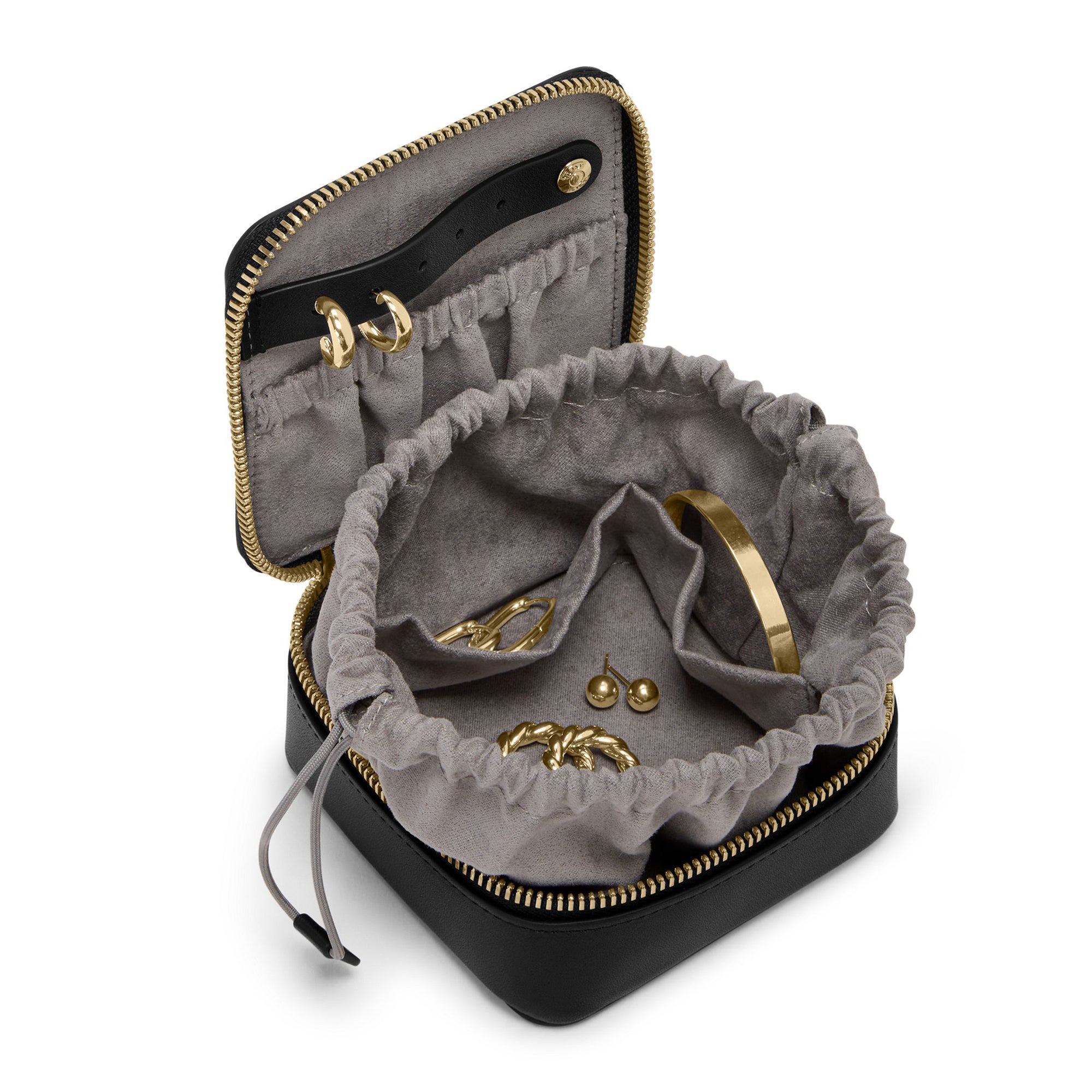 Belden Jewelry Case Black/Light Gold