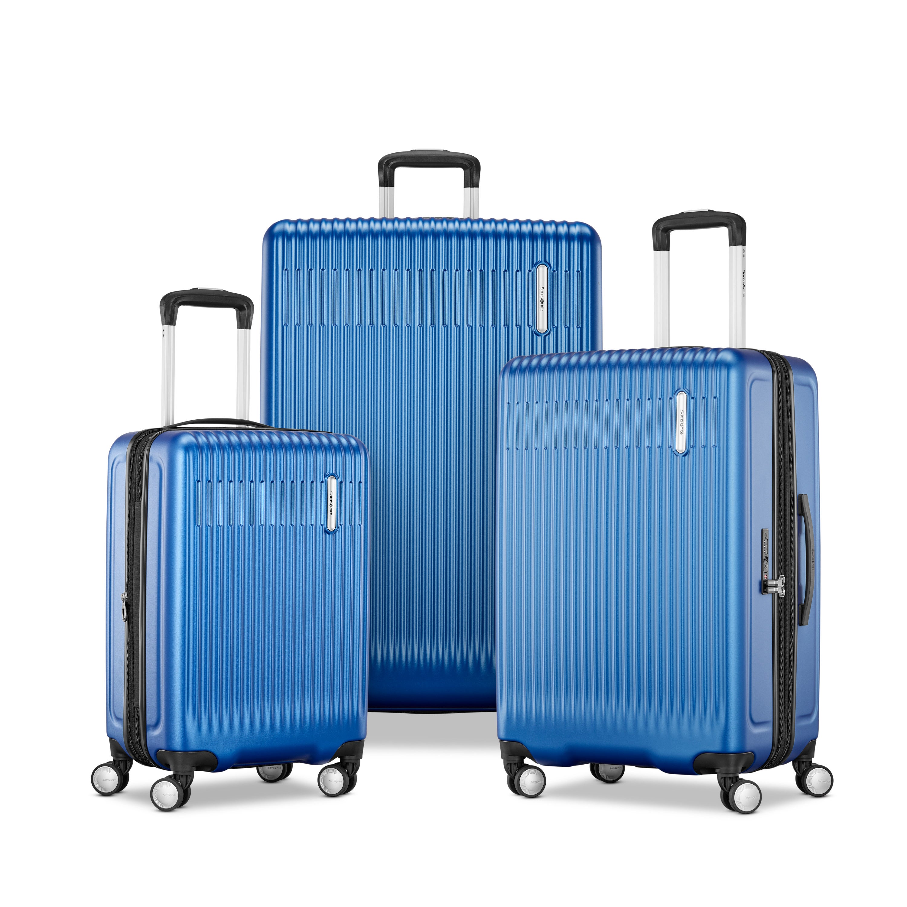 Opto 4 3pc Hardside Spinner Set Tranquil Blue