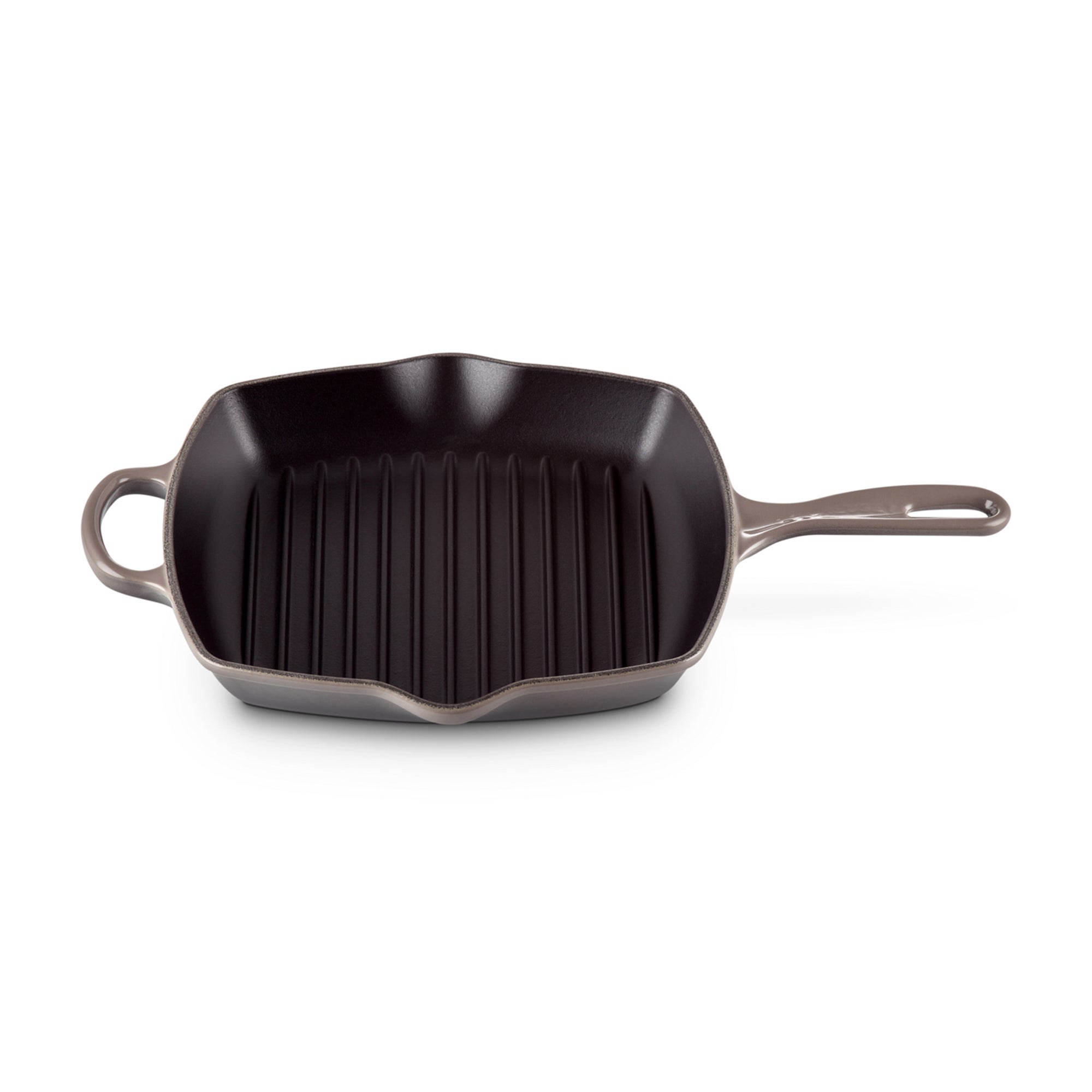 10.25" Signature Cast Iron Square Skillet Grill Oyster