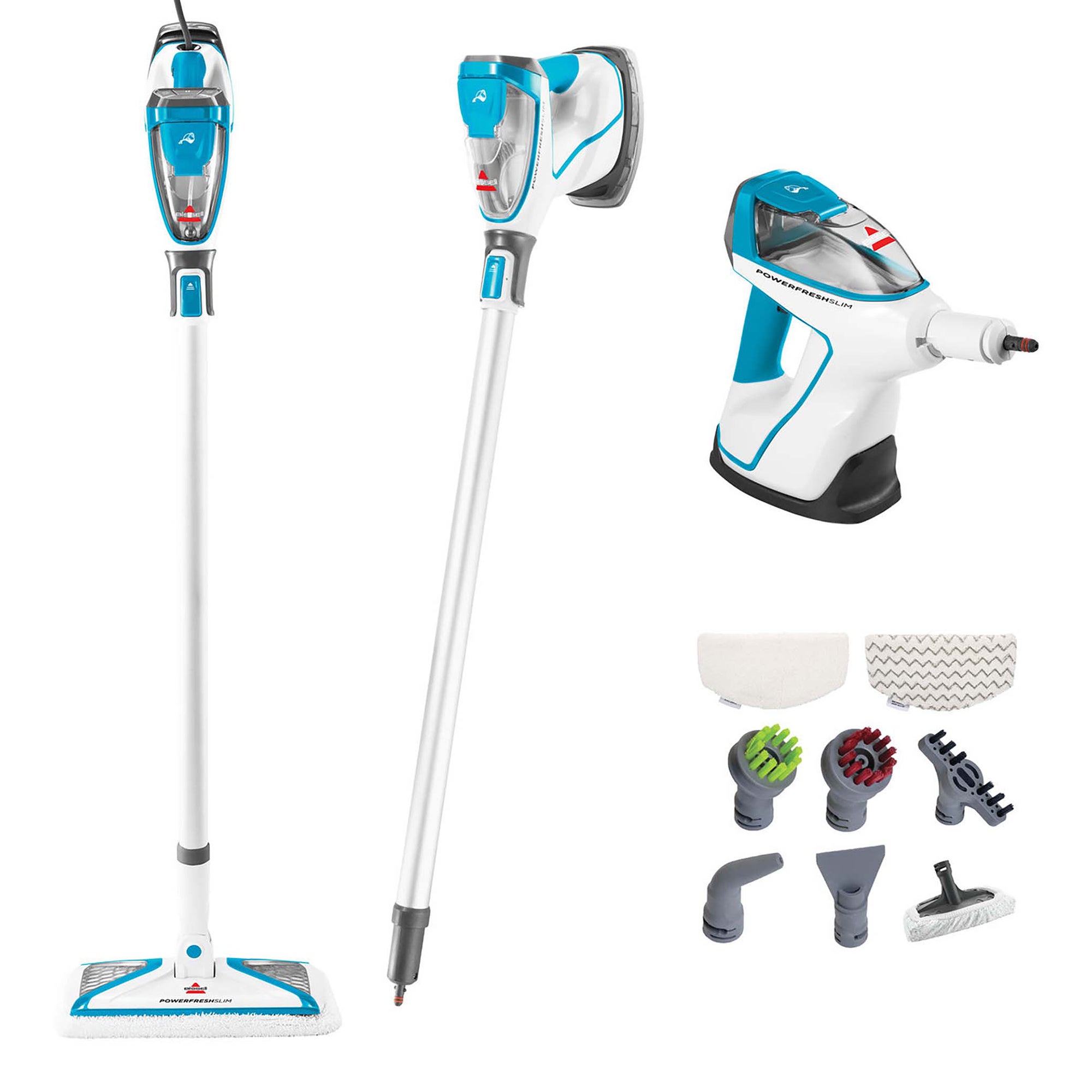 PowerFresh Slim 3-in-1 Scrubbing & Sanitizing Steam Mop