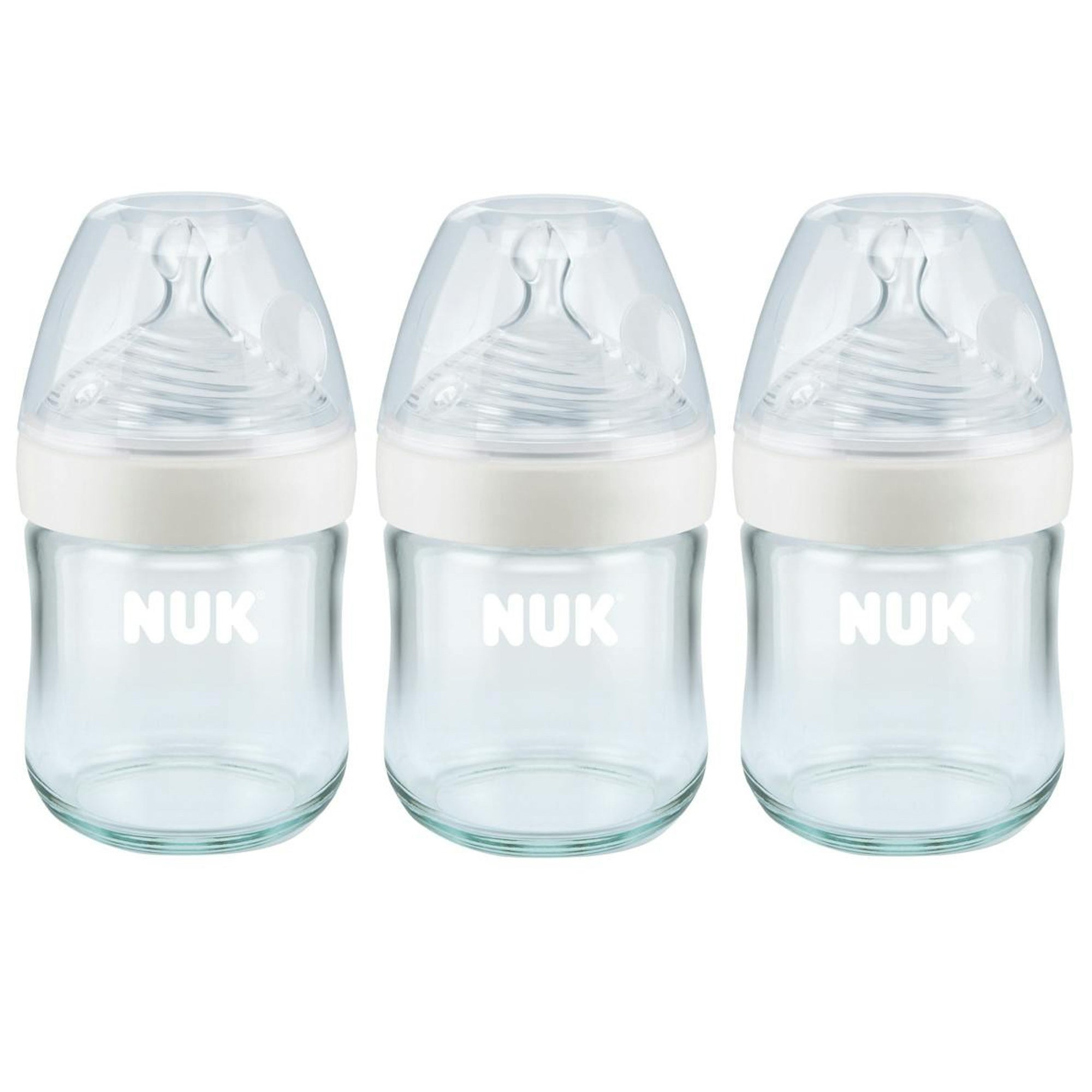Simply Natural Glass 4oz Glass Bottle - 3-Pack