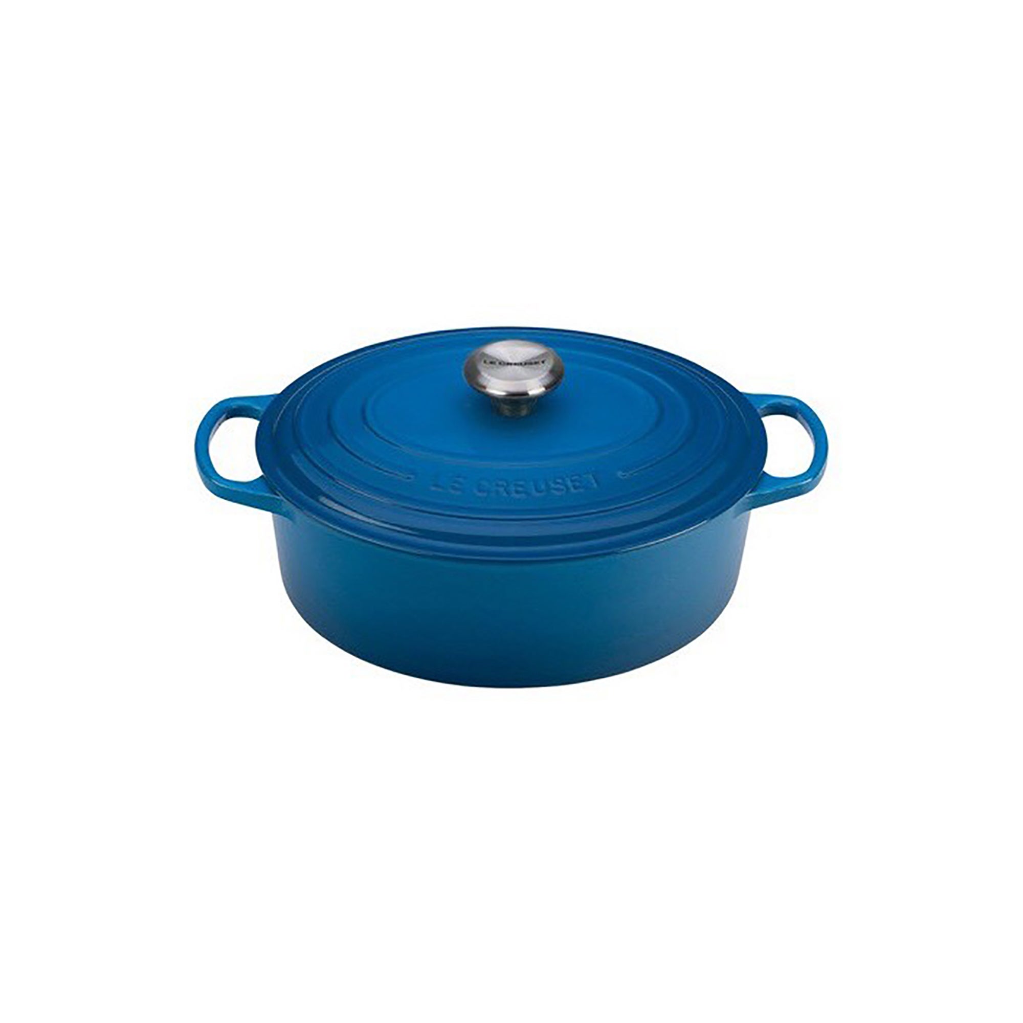 5qt Signature Cast Iron Oval Dutch Oven Marseille
