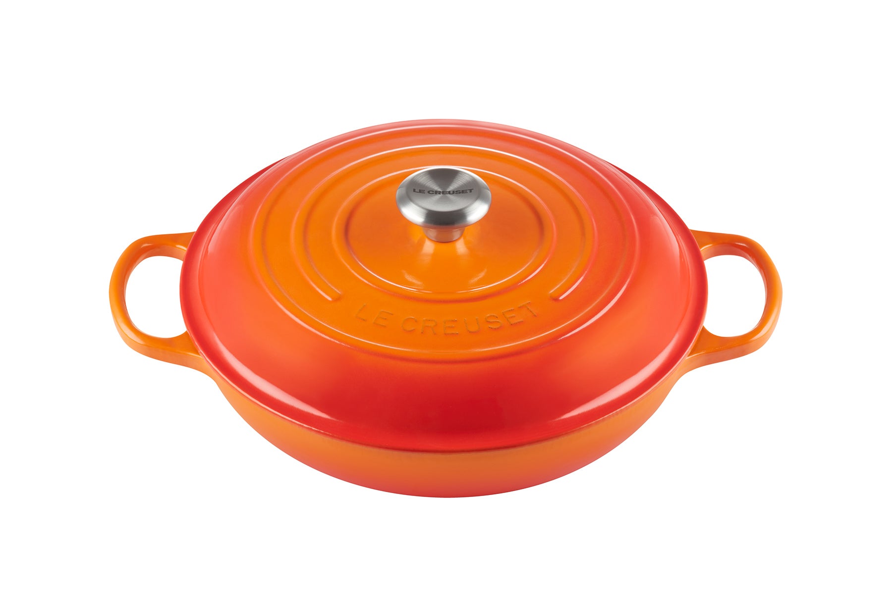 3.5qt Signature Cast Iron Braiser Flame