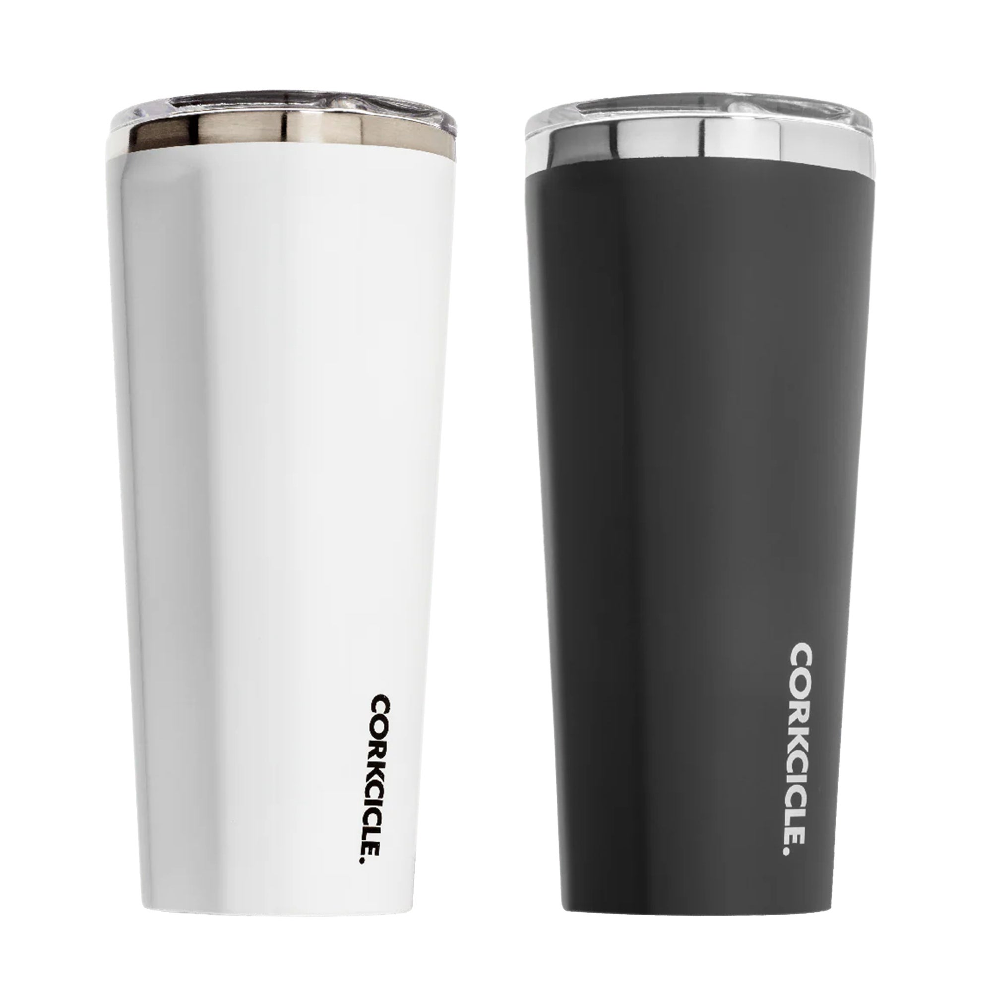Classic 24oz Tumbler Duo Matte Black & Gloss White