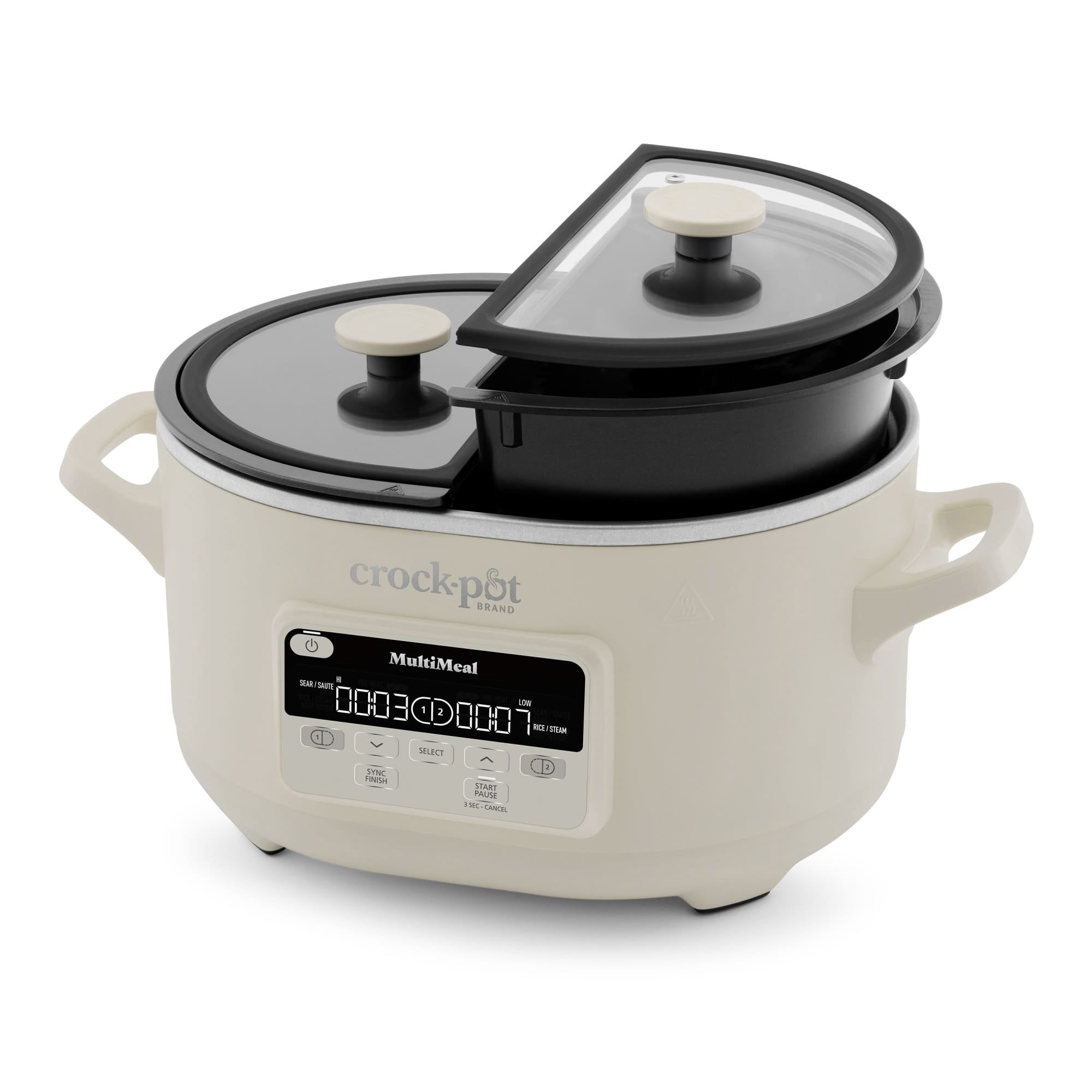 MultiMeal Dual-Pot Multicooker & Slow Cooker w/ Bake Function Oat Milk