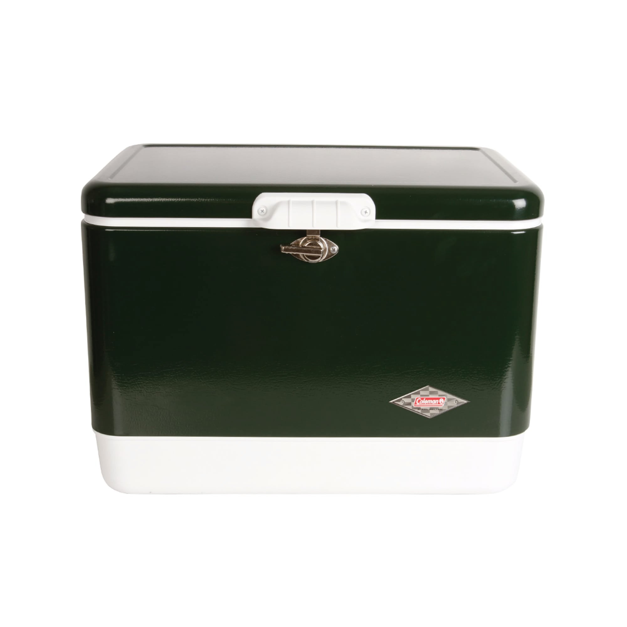 Vintage 54qt Steel Belted Cooler Green