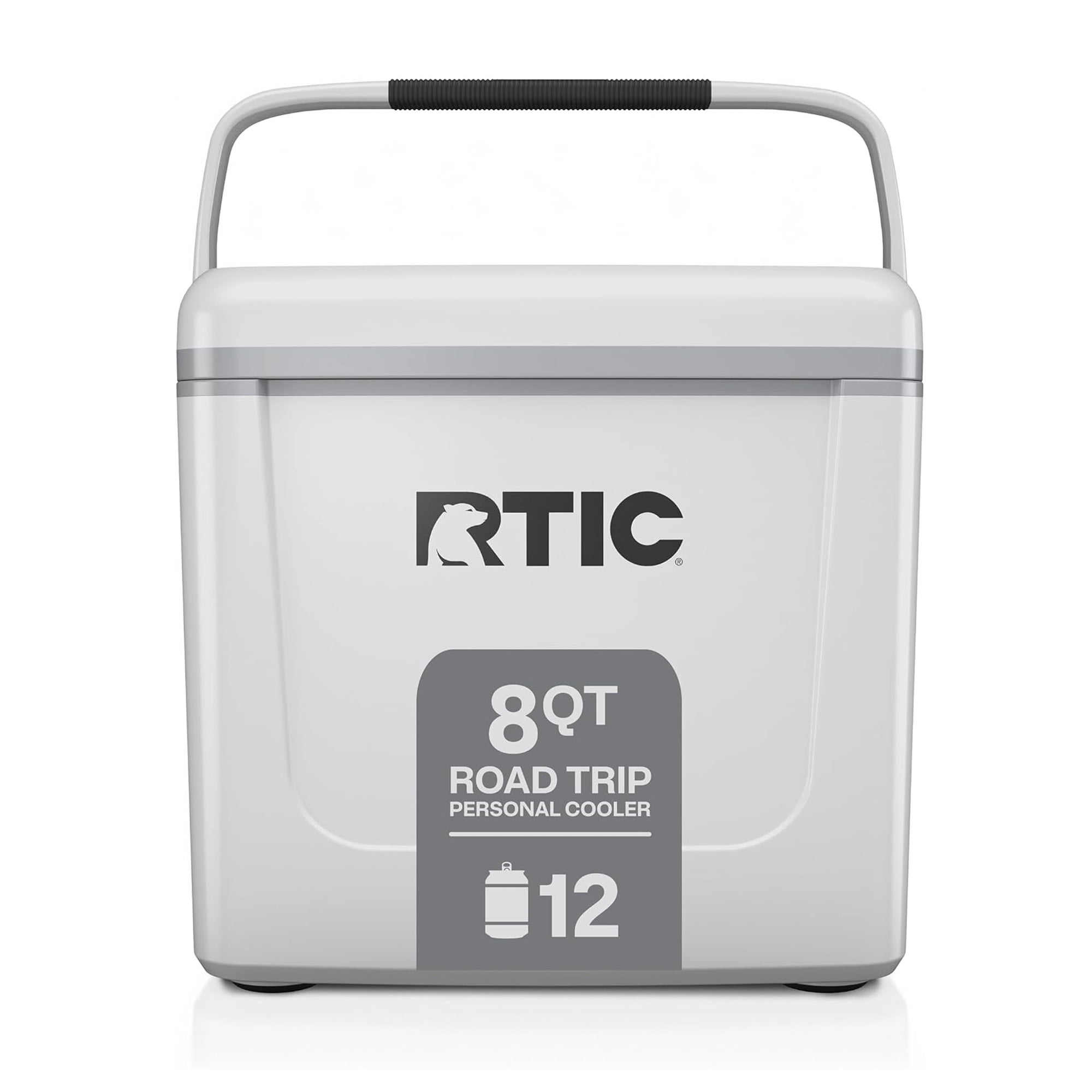 8qt Road Trip Personal Hard Cooler White & Gray