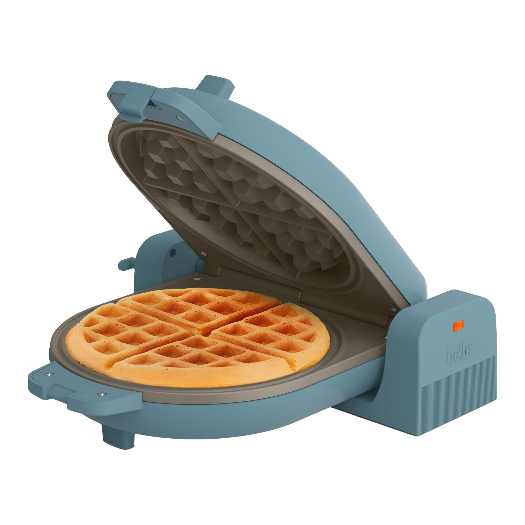 Flip-n-Store Ceramic Waffle Maker, Surf