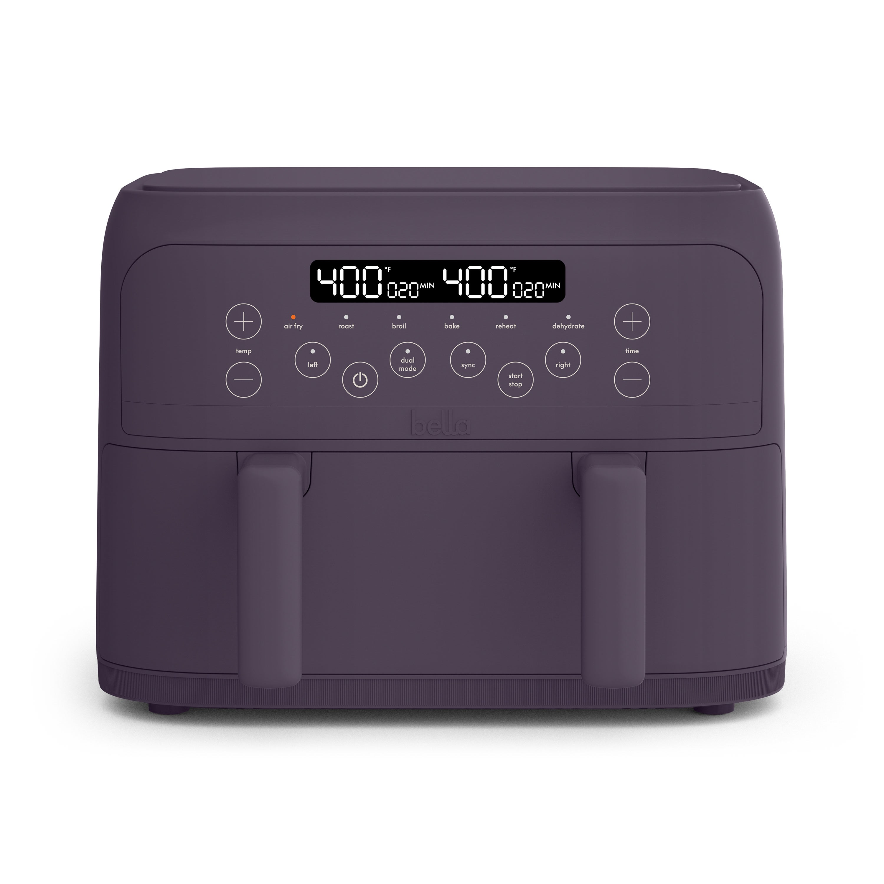 4qt TriZone Air Fryer Plum