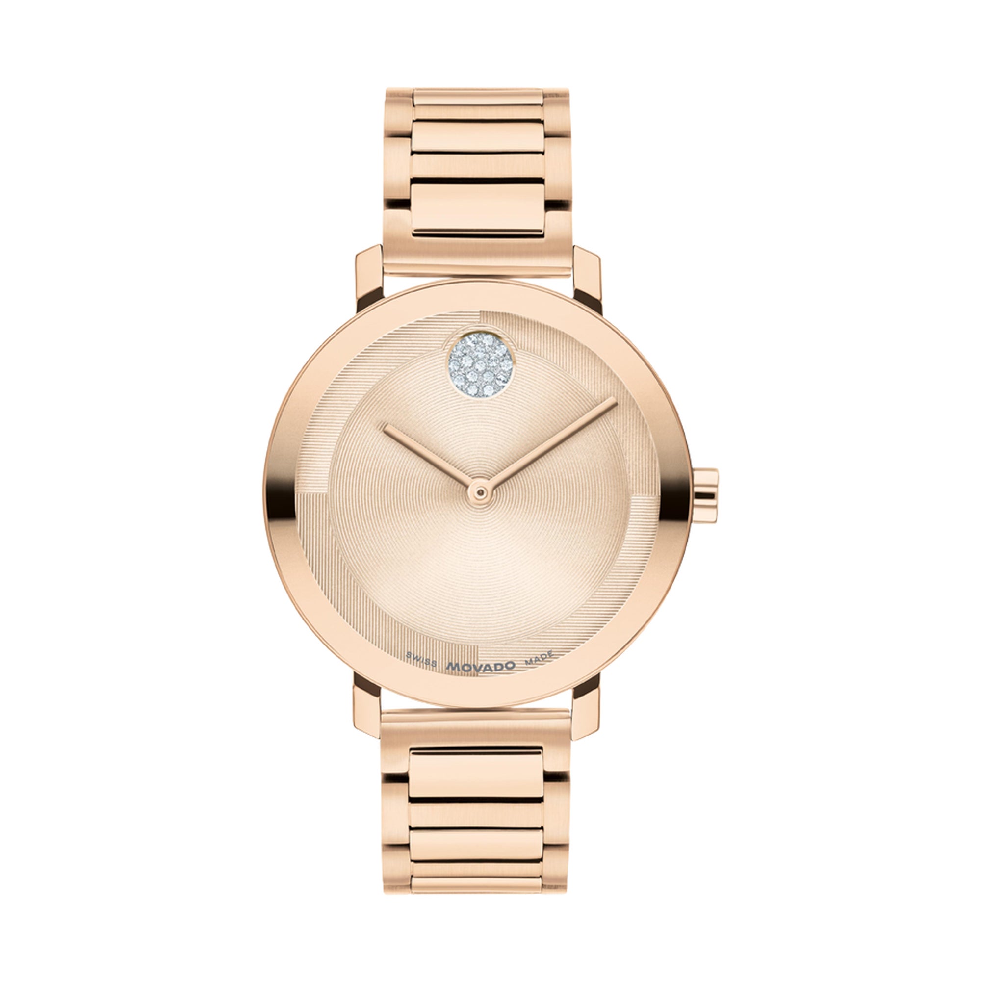 Ladies Bold Evolution 2.0 Rose Gold-Tone Stainless Steel Watch Rose Gold Dial