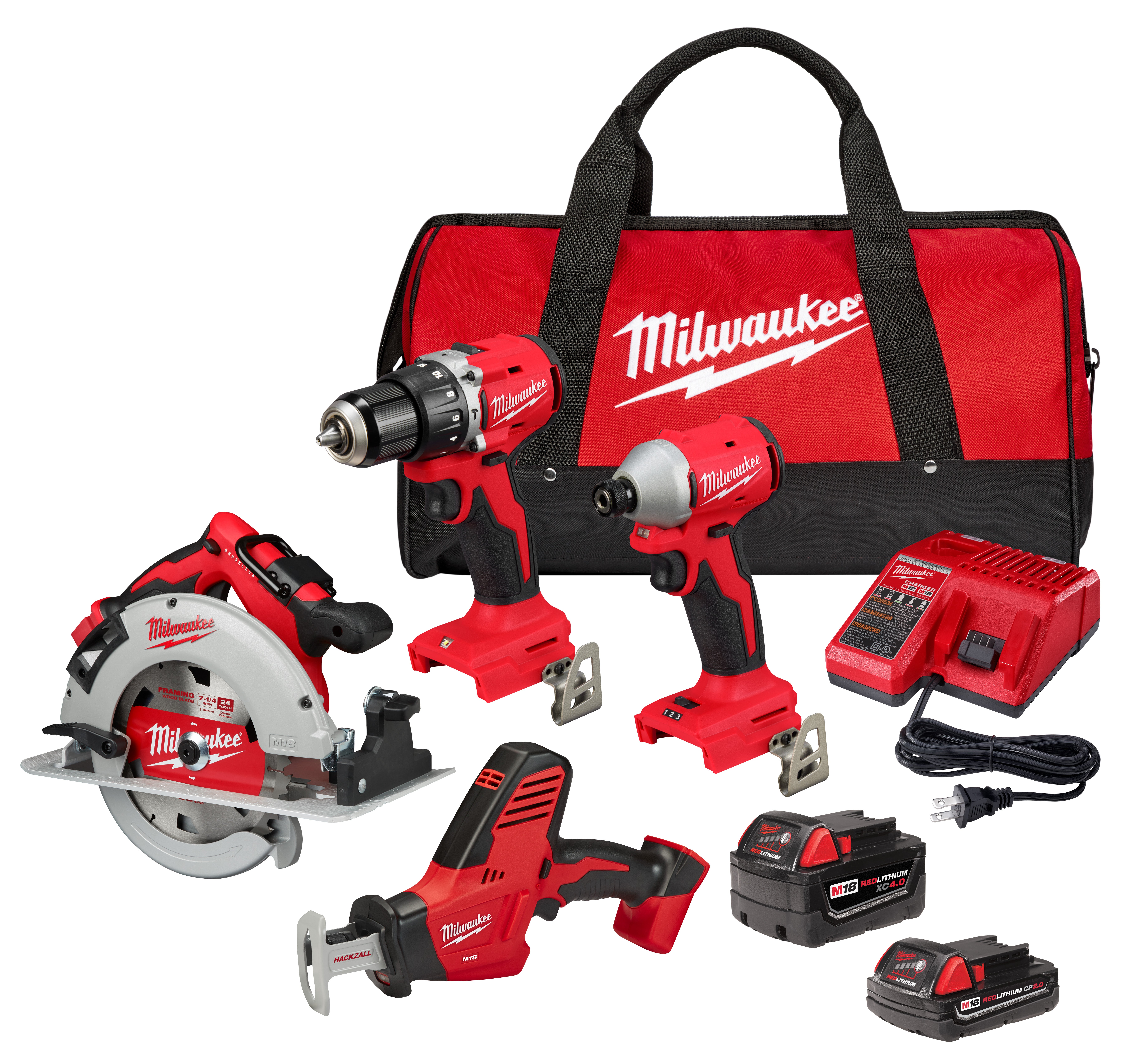 M18 4 Tool Combo Kit