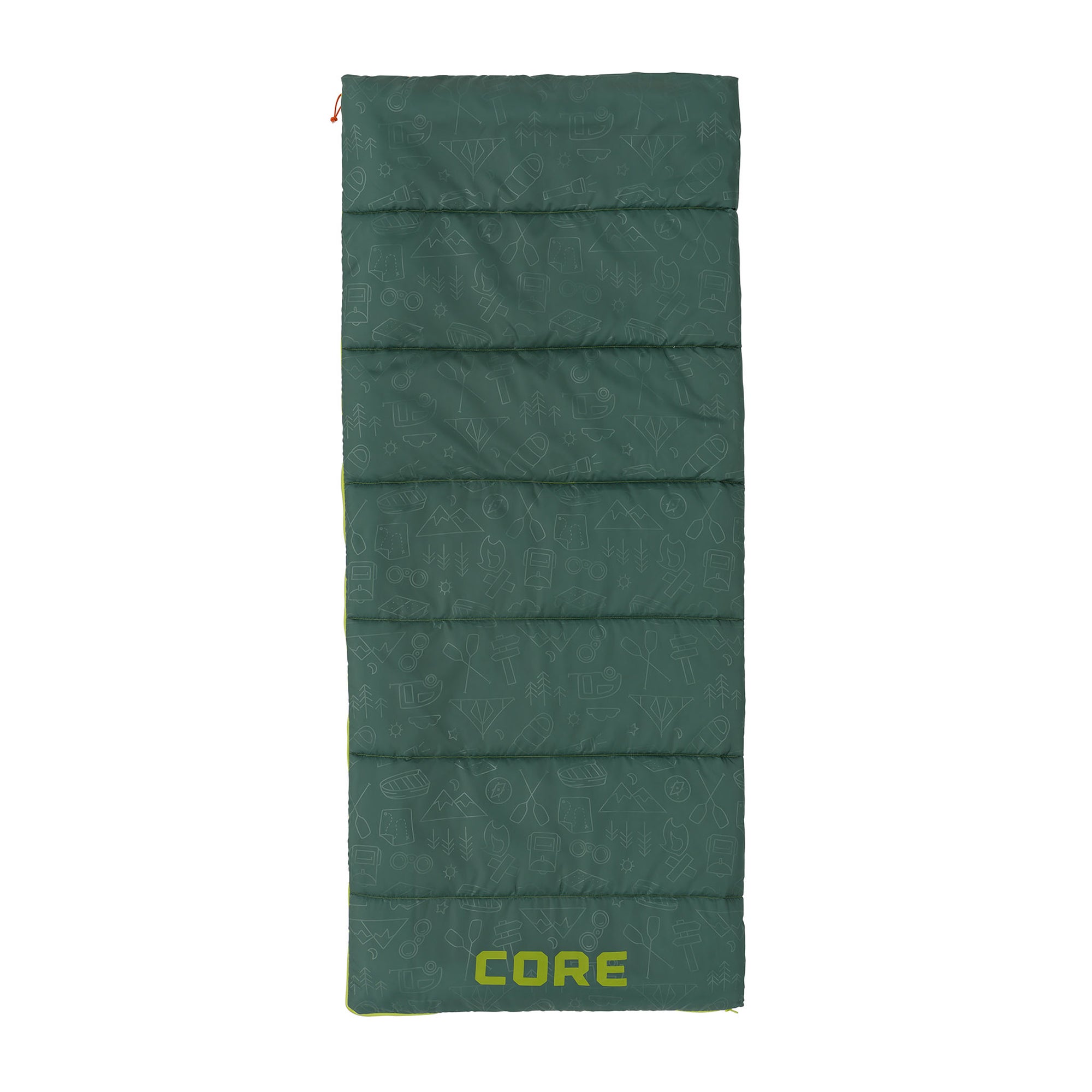 Warm Weather Youth Sleeping Bag Teal Meadow