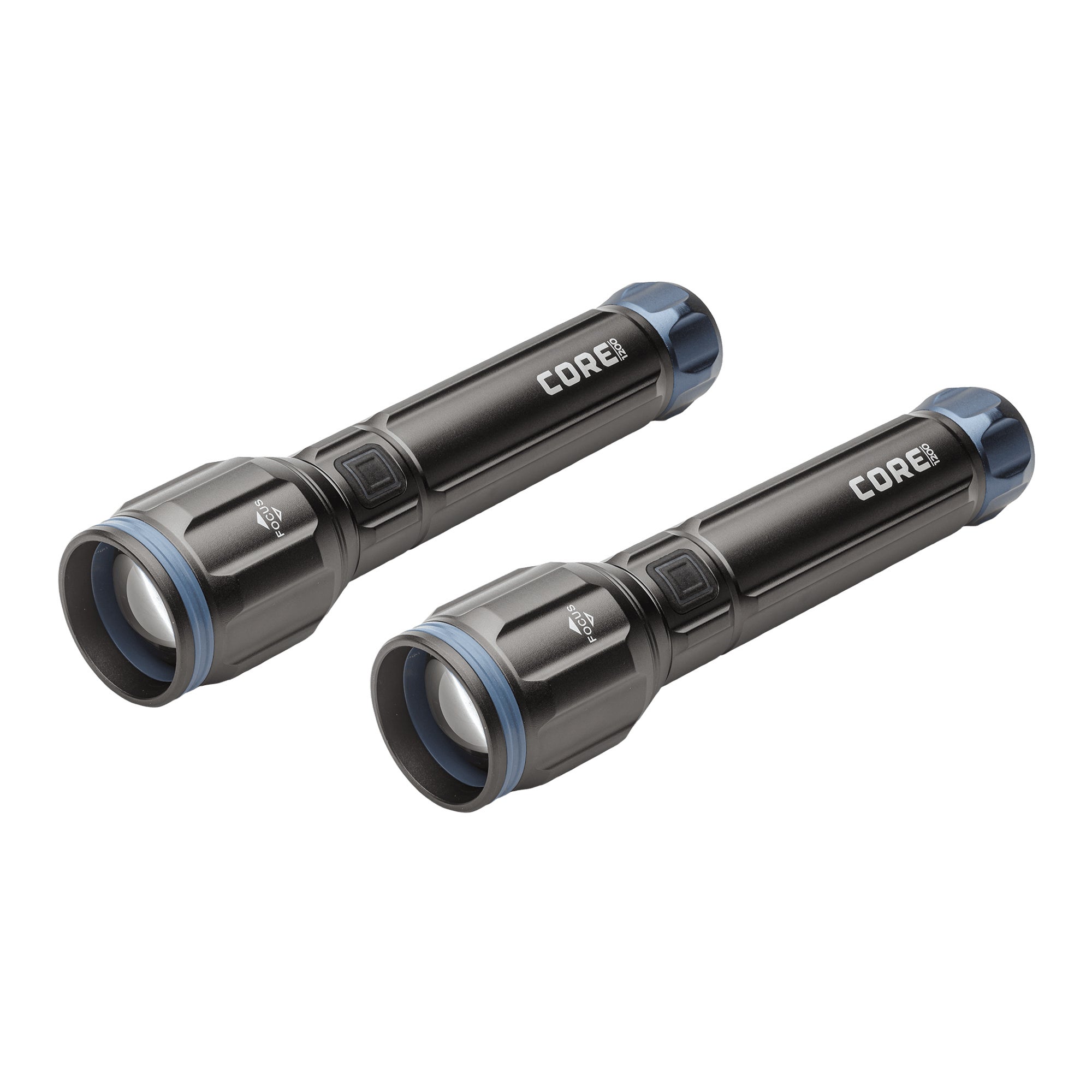1200 Lumen 4AAA Flashlight - 2 Pack