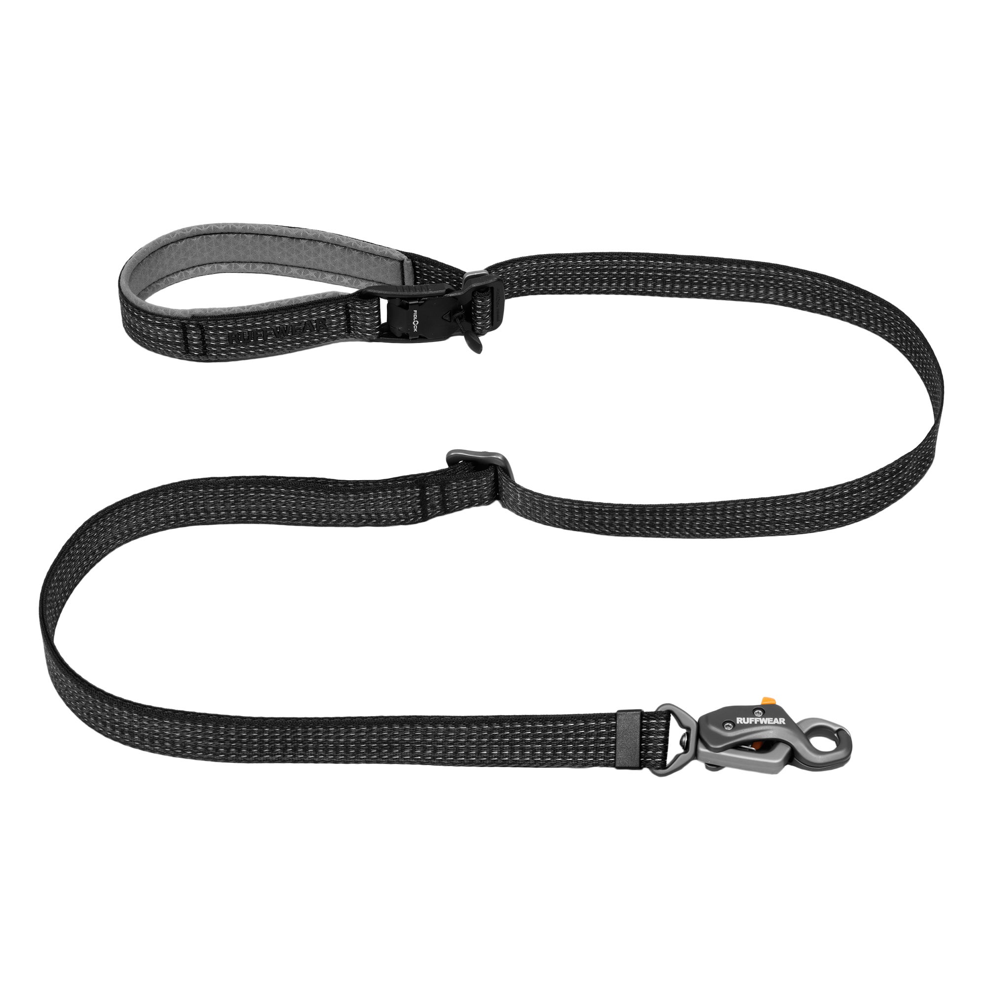 Ridgeline Reflective Hands-Free Leash Obsidian Black