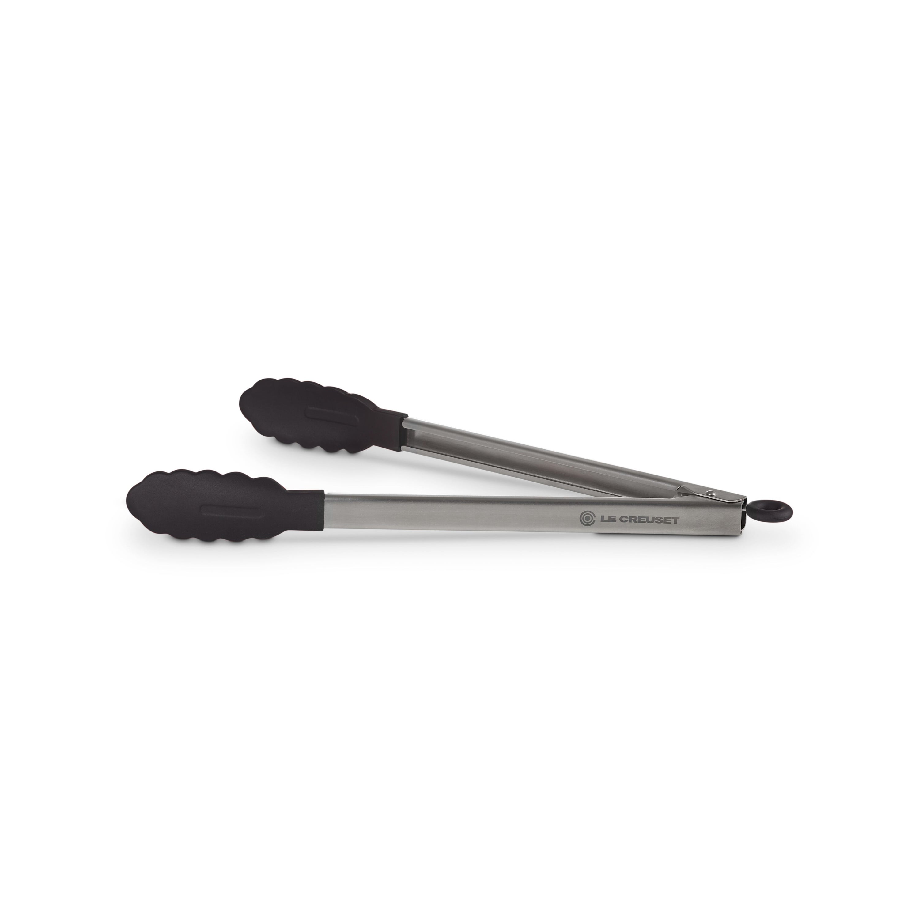 Stainless Steel Tongs with Silicone Tips Large