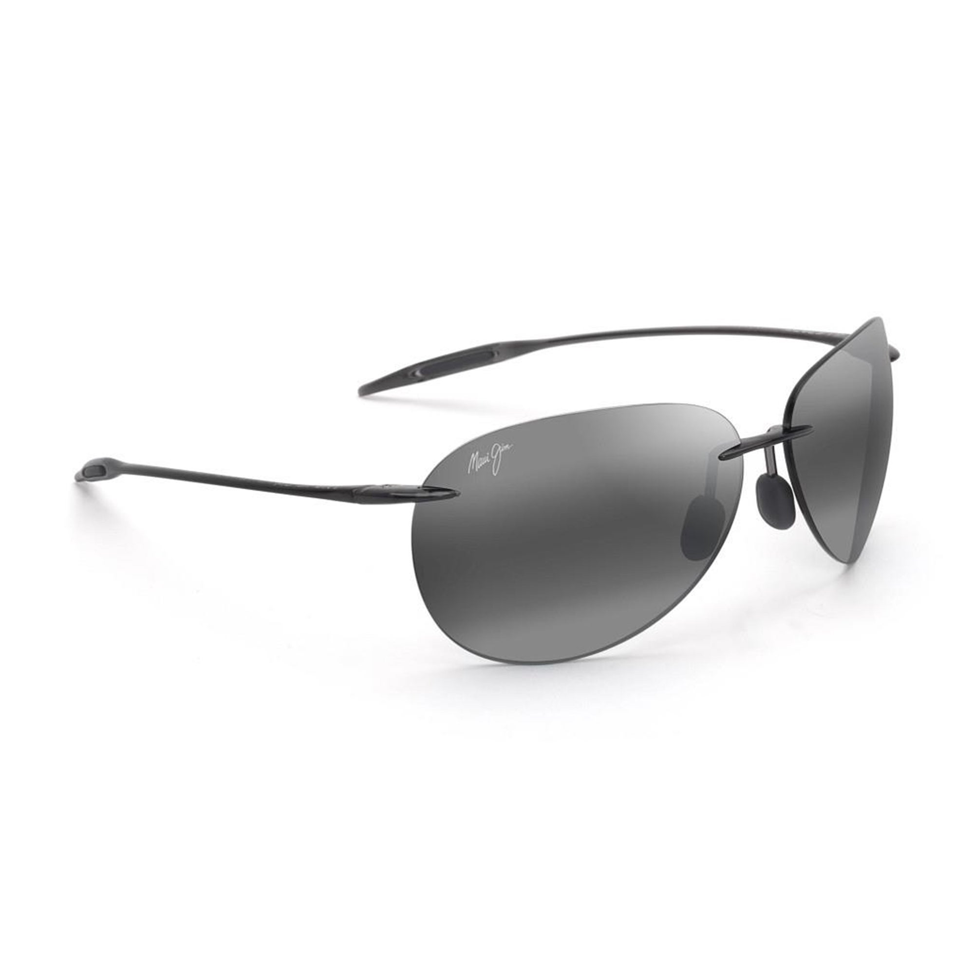Sugar Beach Polarized Sunglasses Shiny Light Gray Frame Neutral Gray Lens