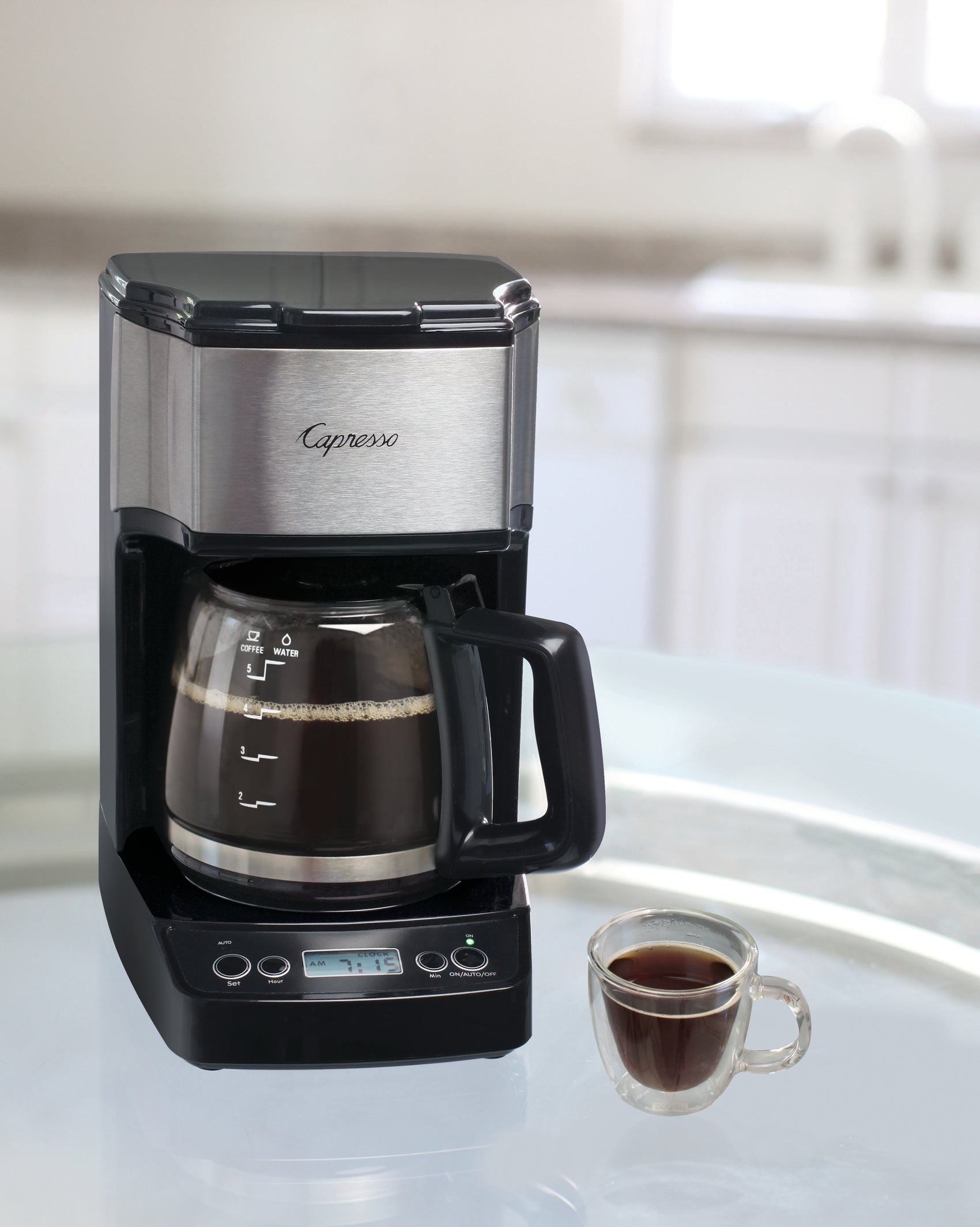 5 Cup Mini Drip Cofffeemaker Black