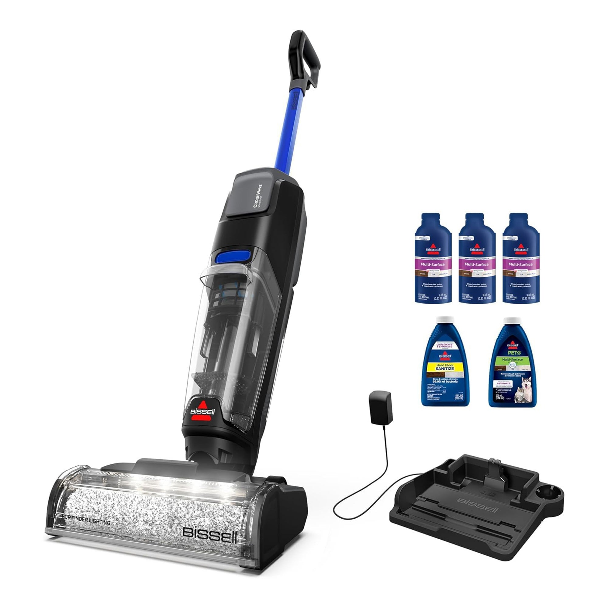 CrossWave Plus Cordless Wet Dry Vacuum w/ FurFinder Headlights