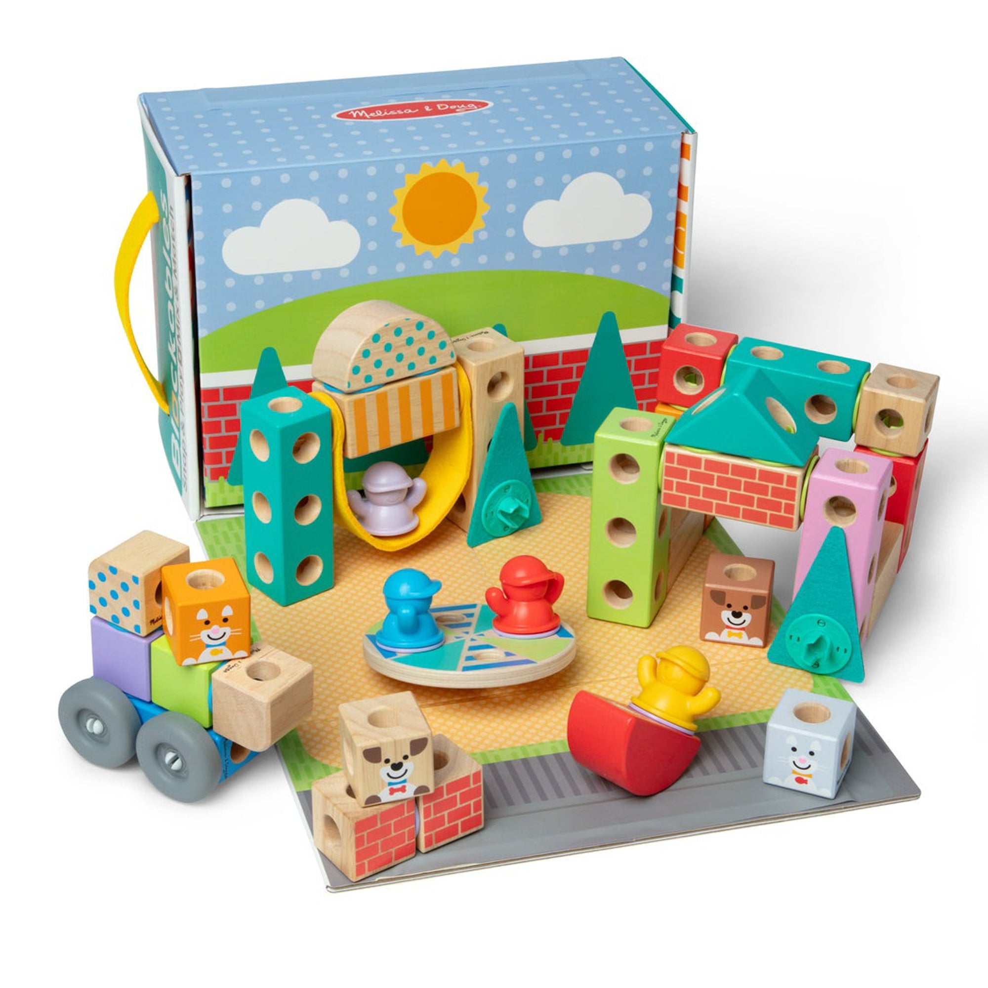 Blockables Town Play Set Ages 2-7 Years