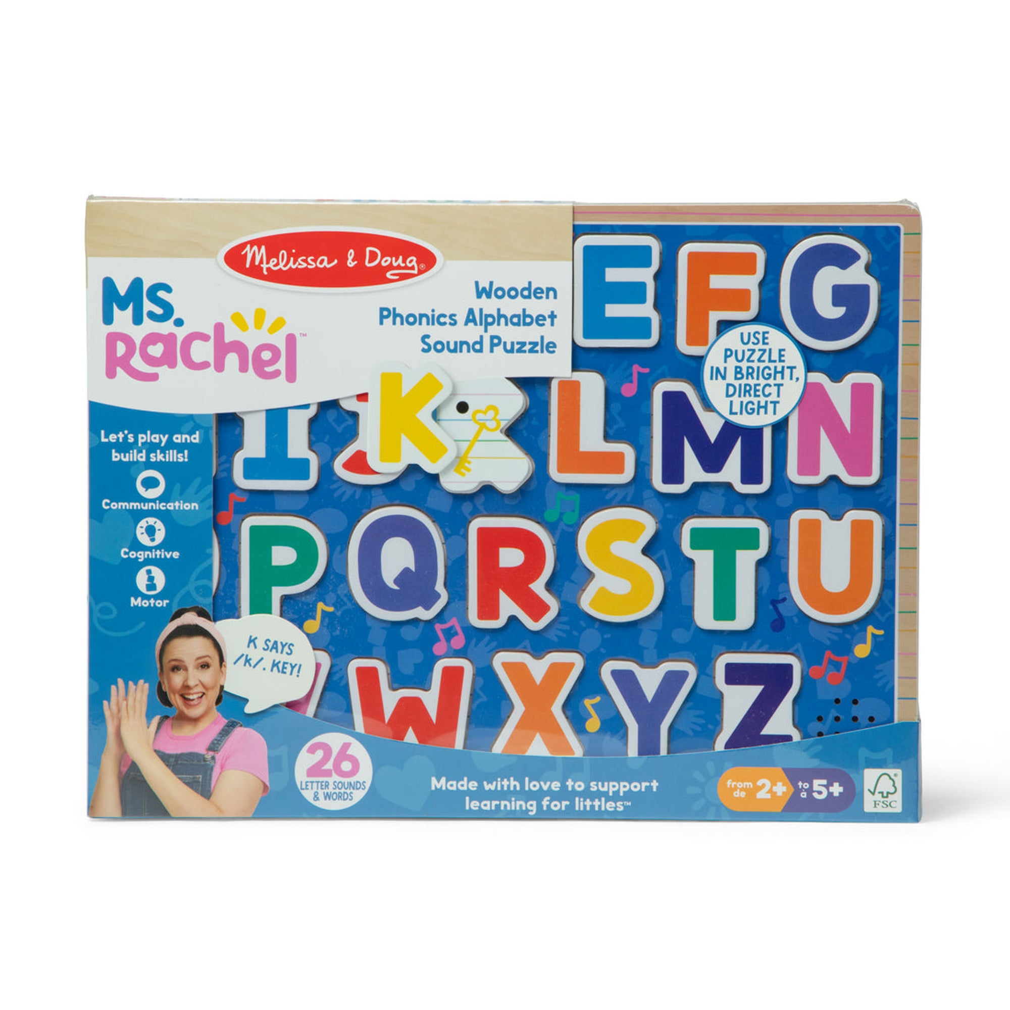 Ms. Rachel Alphabet Phonics Puzzle Ages 2+ Years