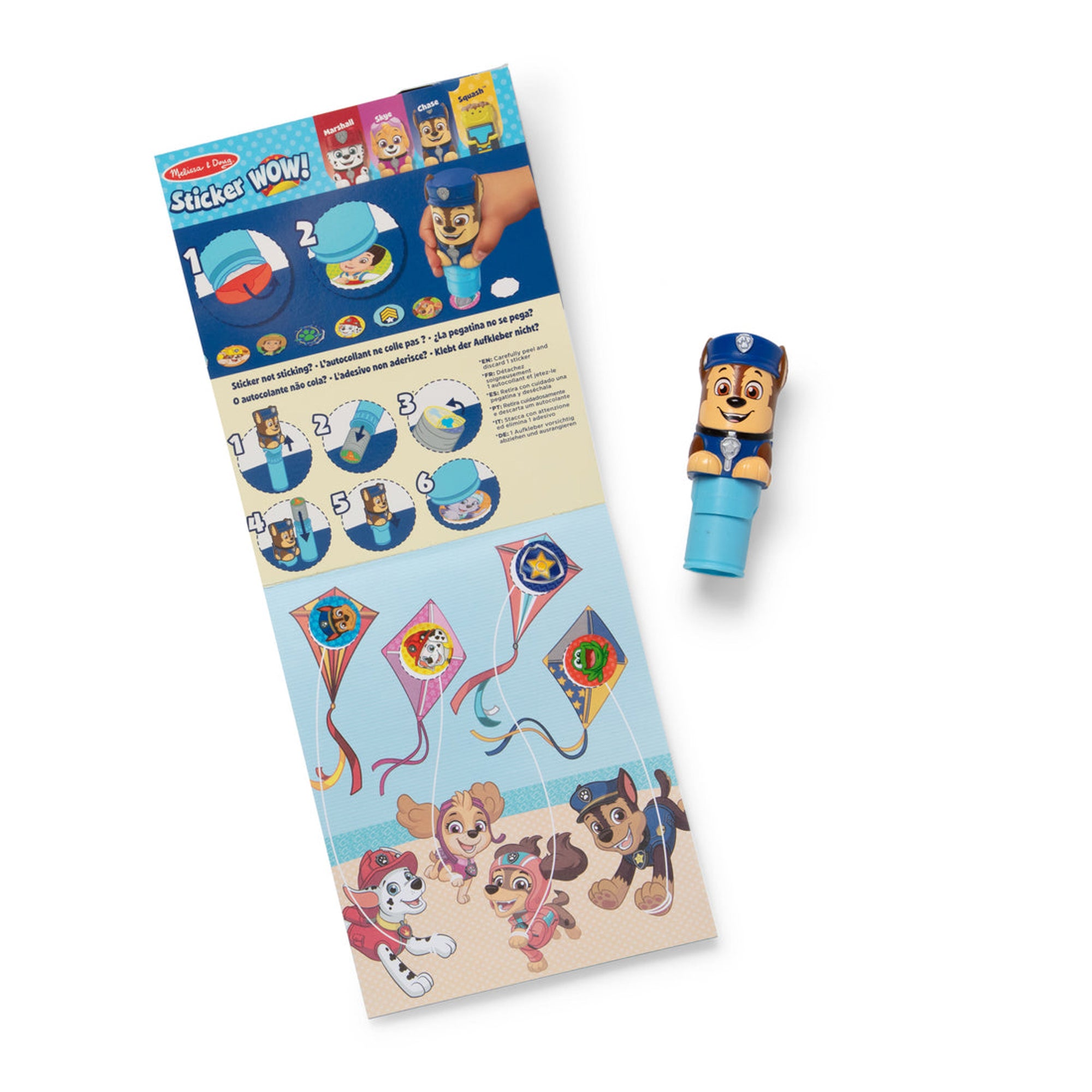 Sticker WOW! Activity Pad & Sticker Stamper - Chase Ages 3+ Years