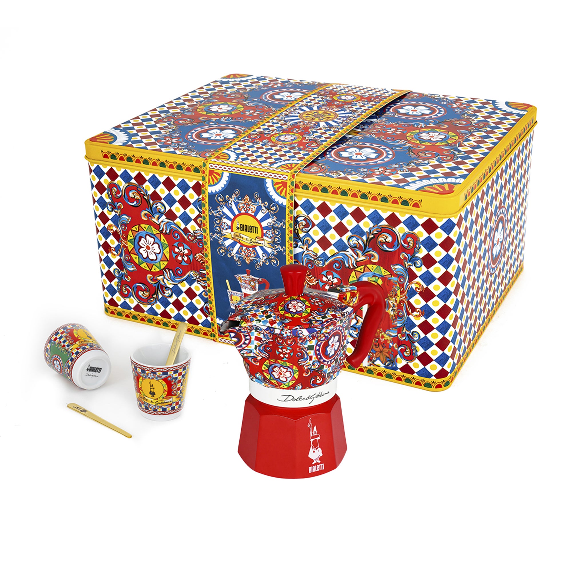 Moka Dolce & Gabbana Gift Set - 2 Cup Moka Sicilian Cart