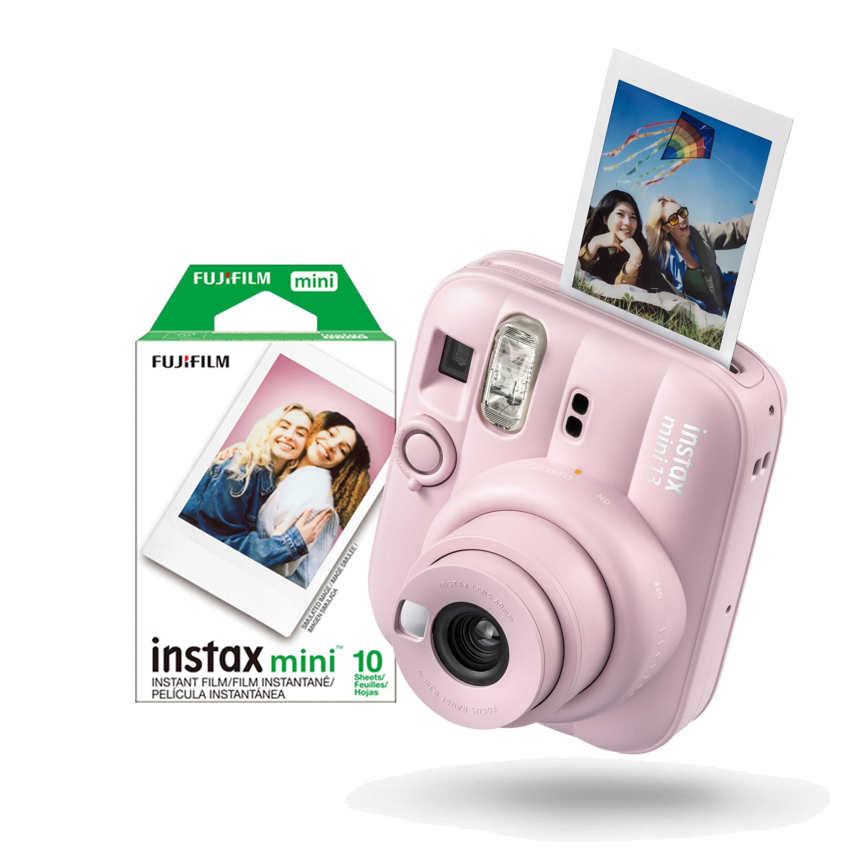 Instax Mini 13 Instant Camera w/ 10 Count Film Candy Pink