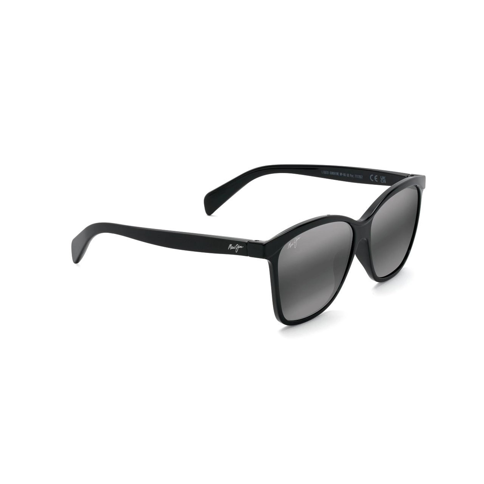 Liquid Sunshine Polarized Sunglasses Gloss Black Frame Neutral Gray Lens