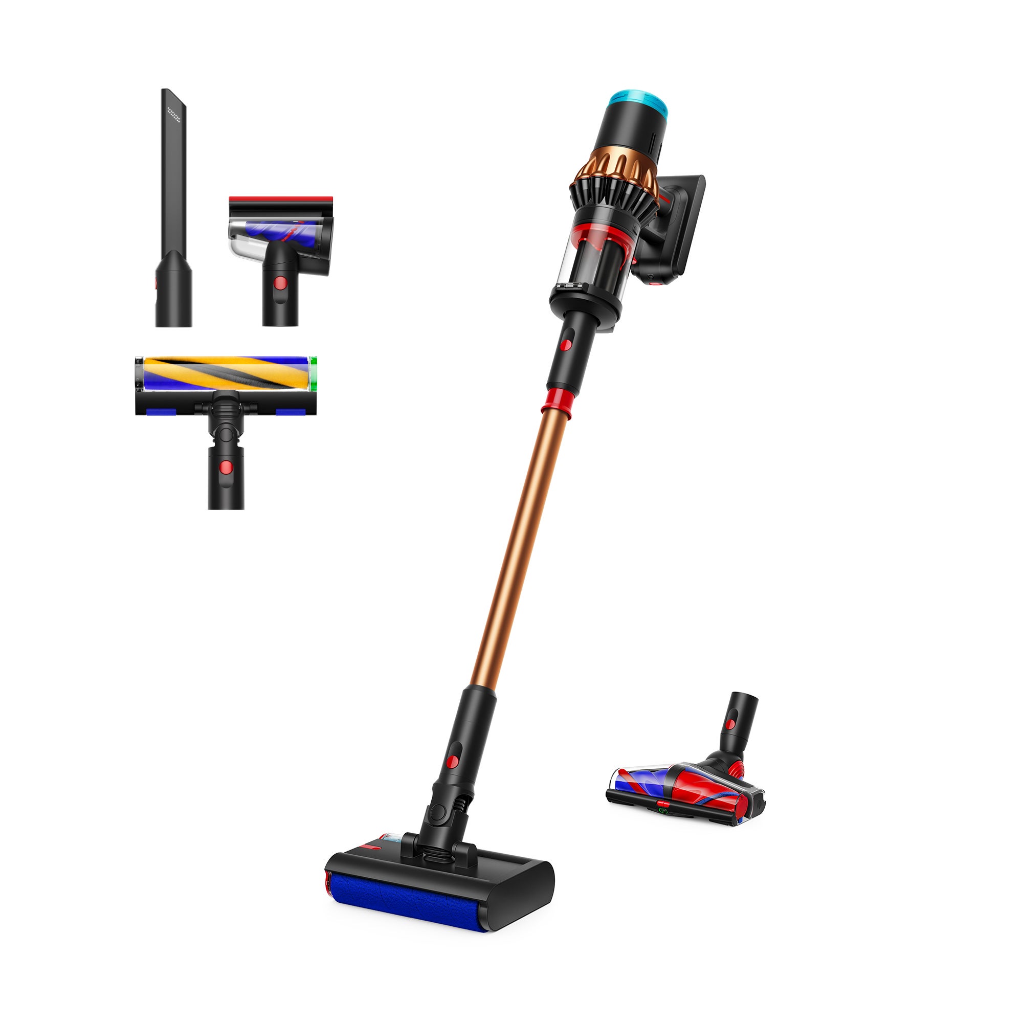 V16 Piston Animal Submarine Cordless Vacuum Black/Bright Cooper