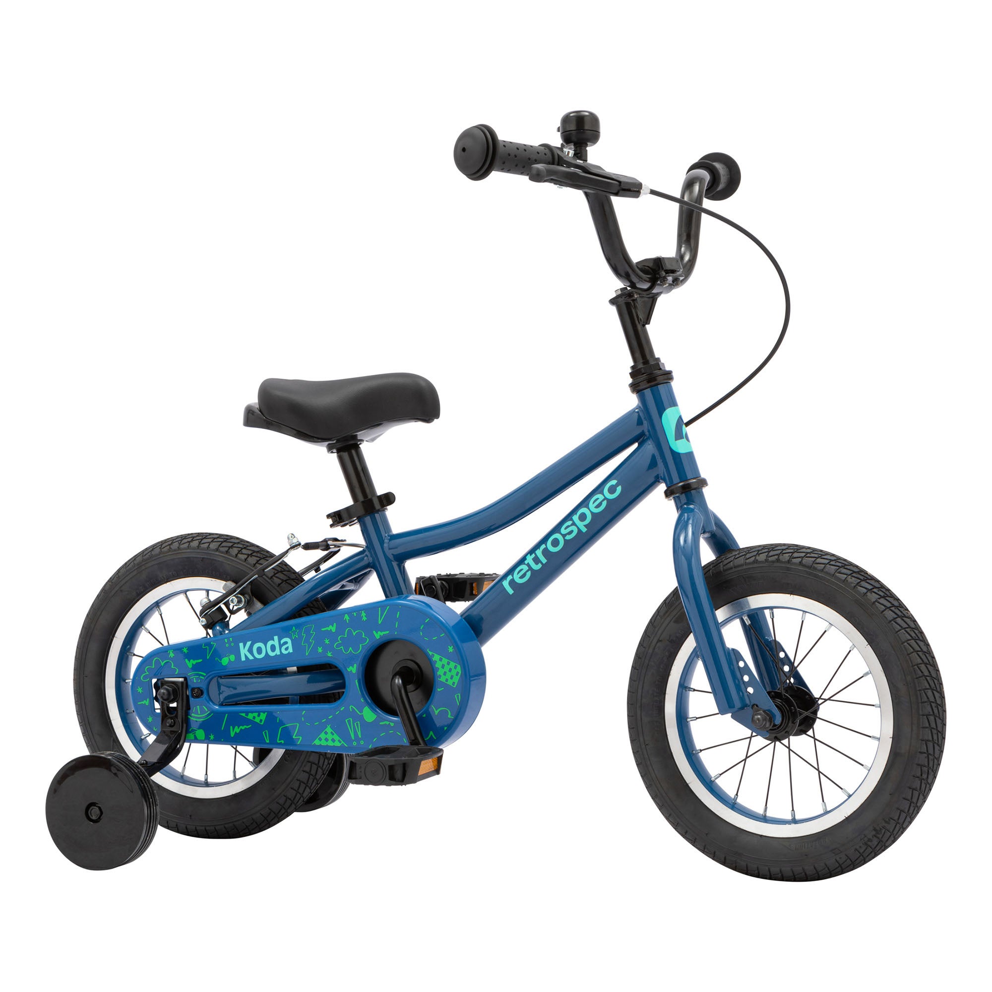 Koda 3 12" Kids Bicycle - Ages 2-3 Years Blue Bolt