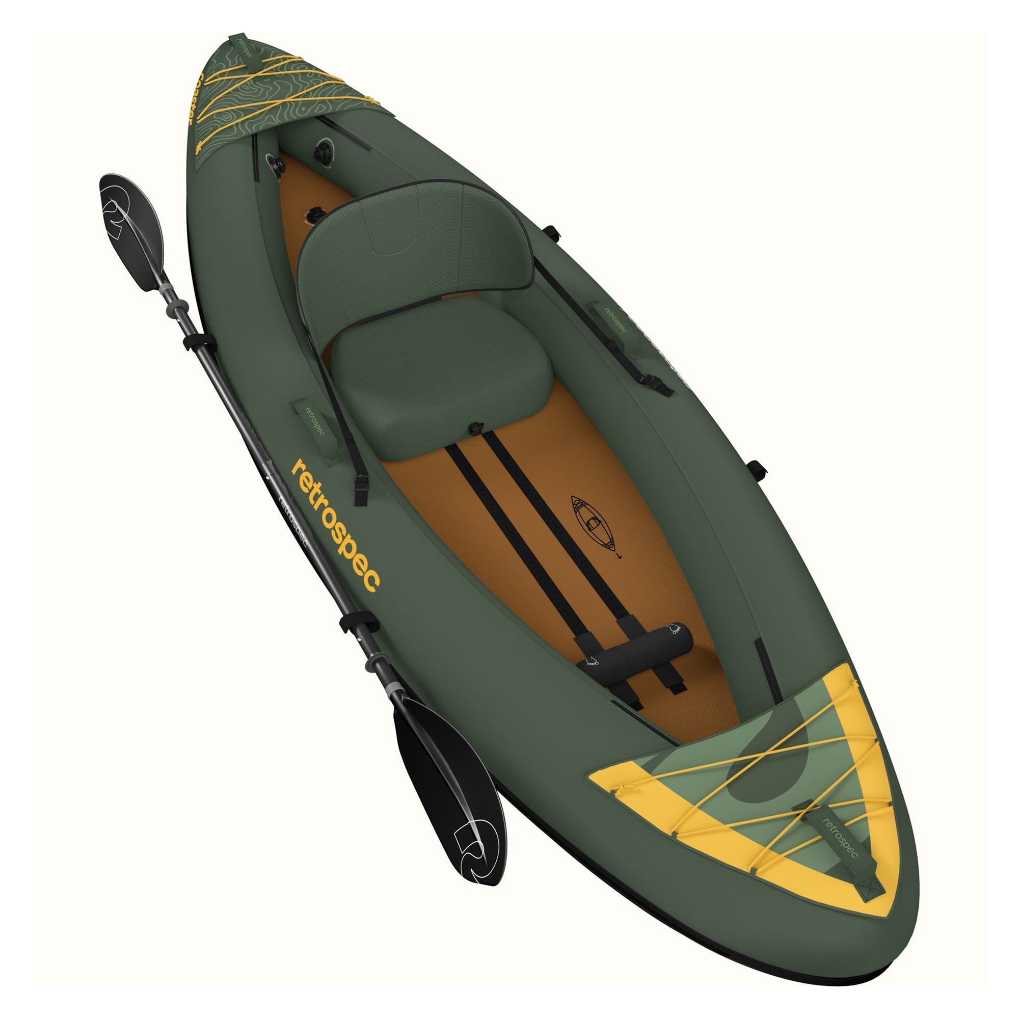 Coaster Inflatable Kayak - Single Wild Spruce