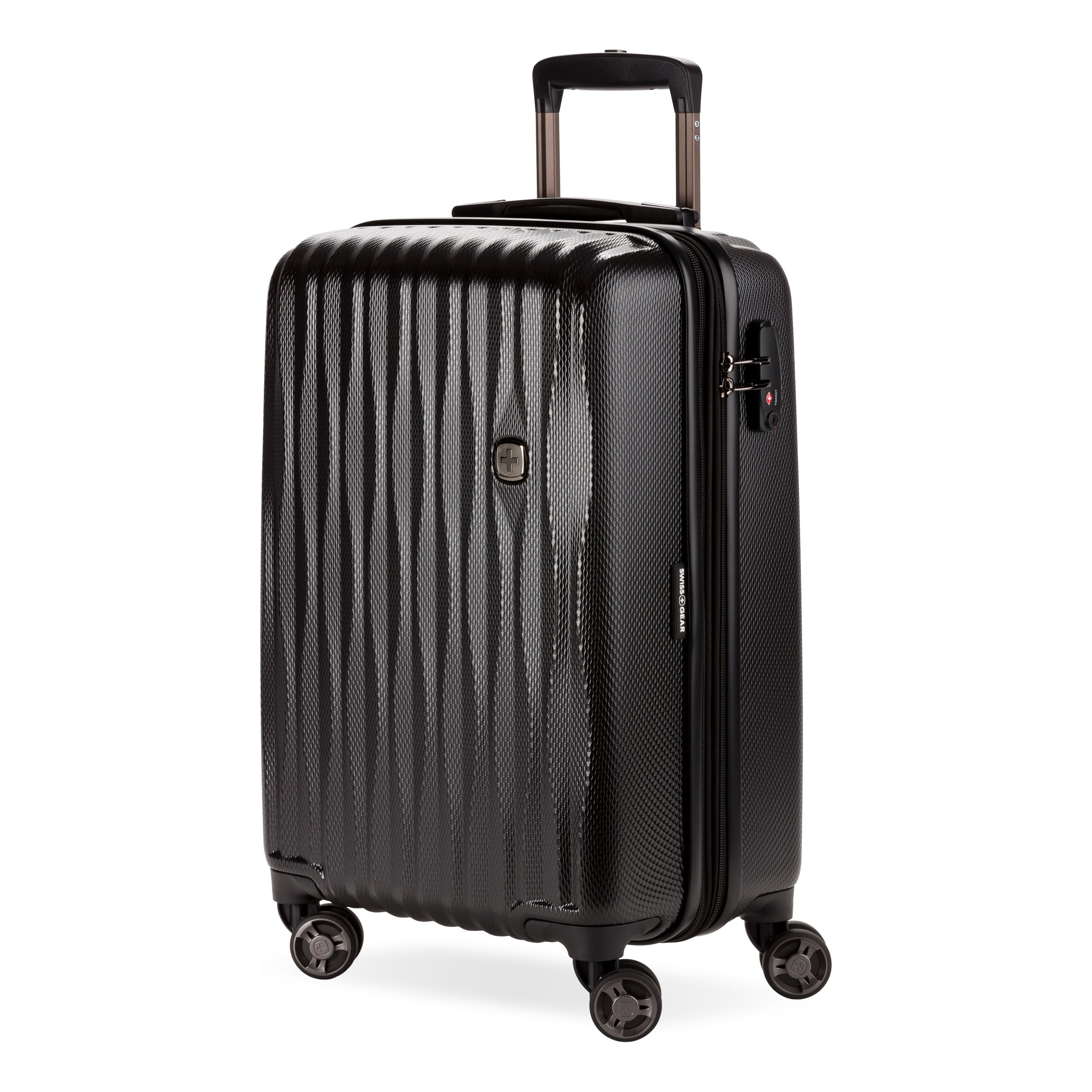 7272 19" USB Energie Expandable Hardside Carry-On Spinner Black